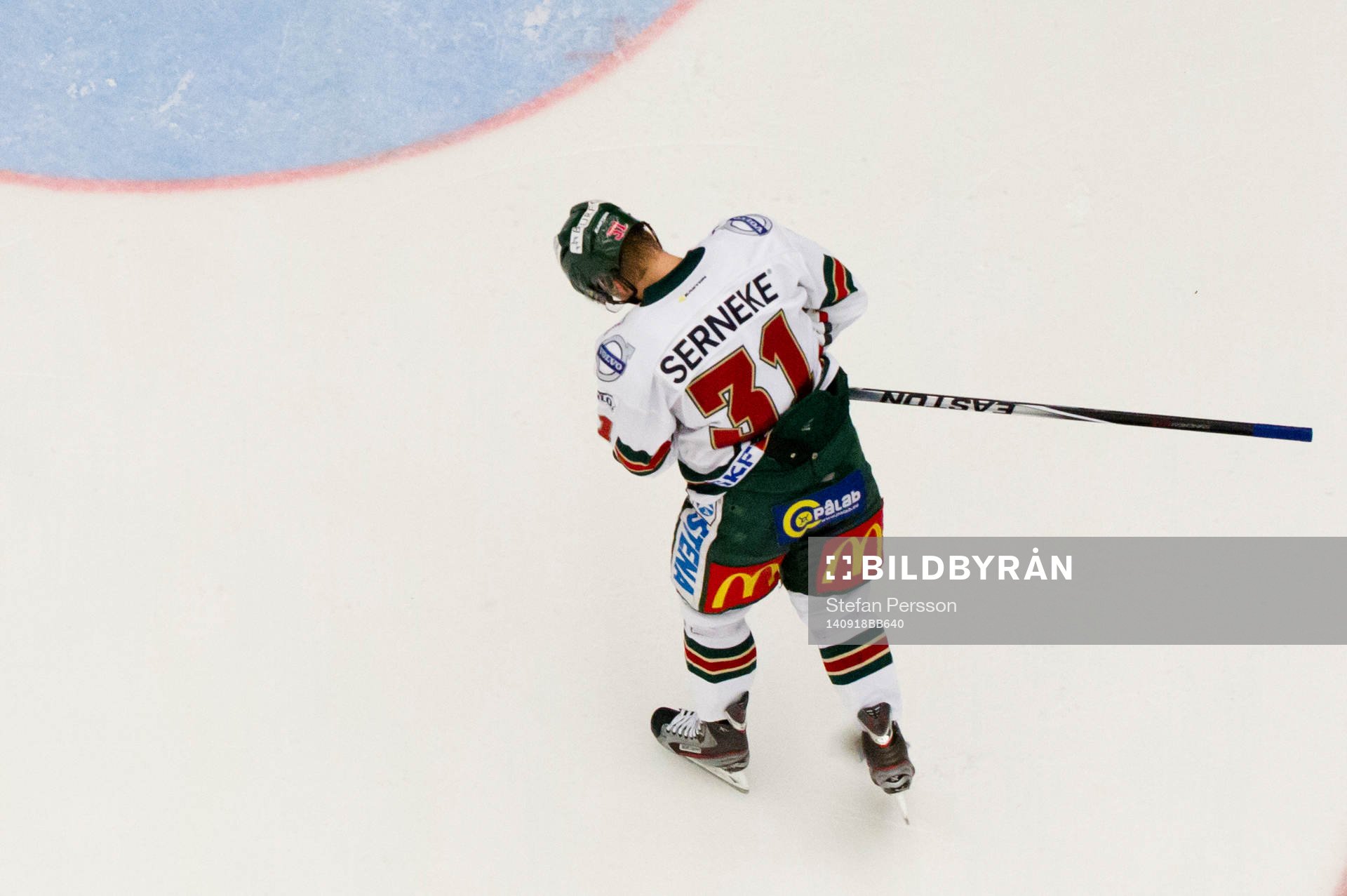 Frölundas Nicklas Lasu deppar