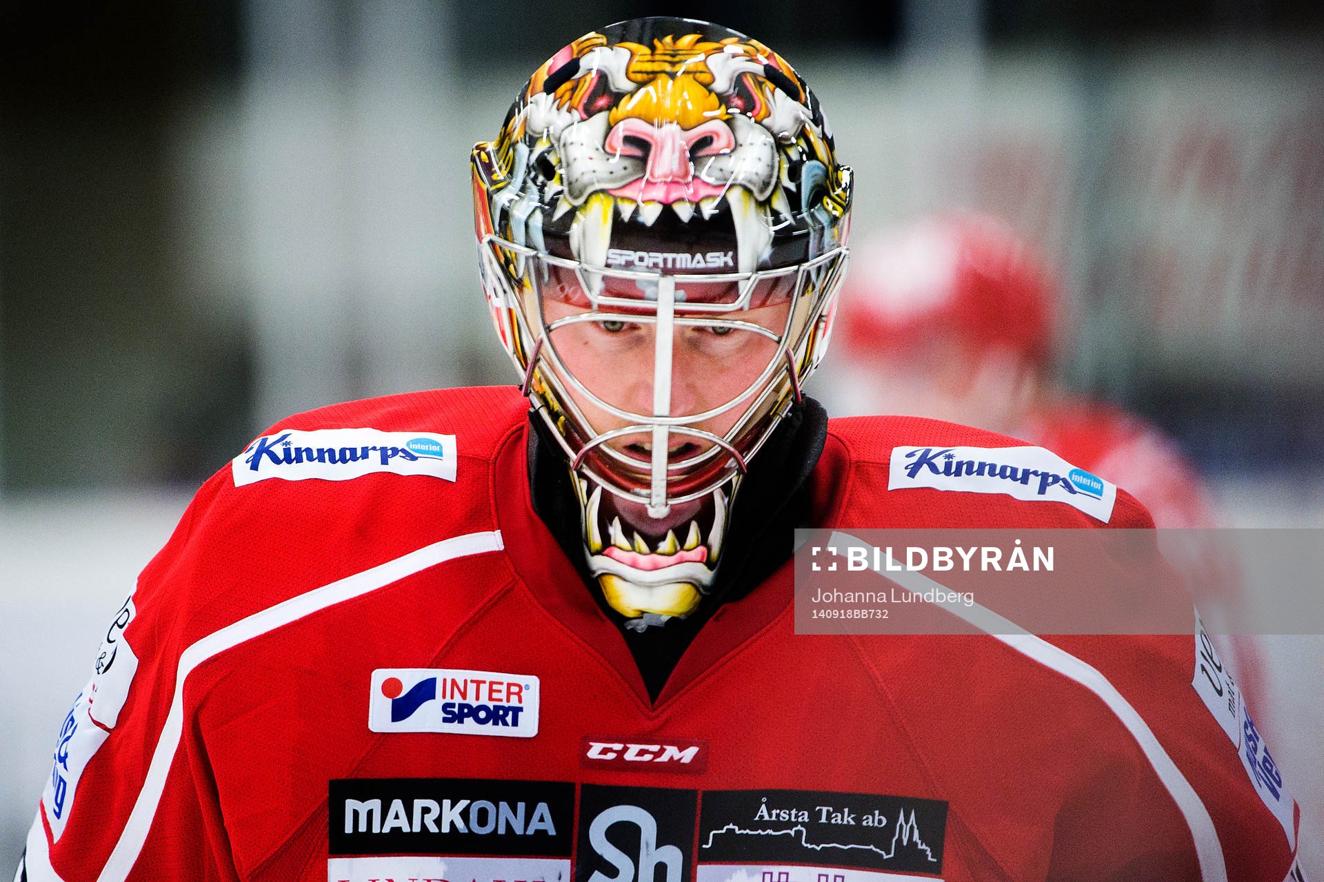 Almtunas målvakt Johan Holmqvist