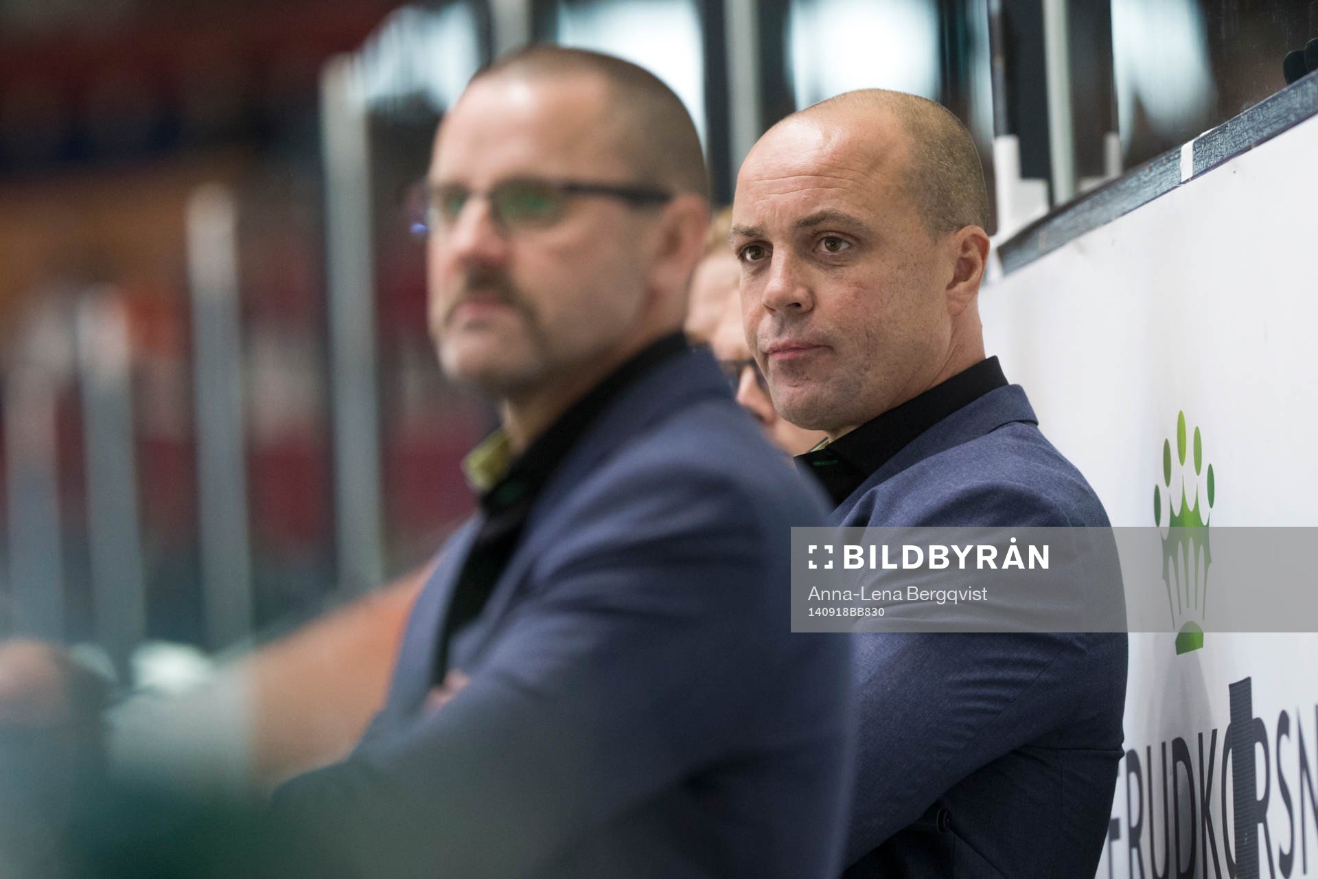 Färjestads Färjestads ass.tränare Clas Eriksson ser