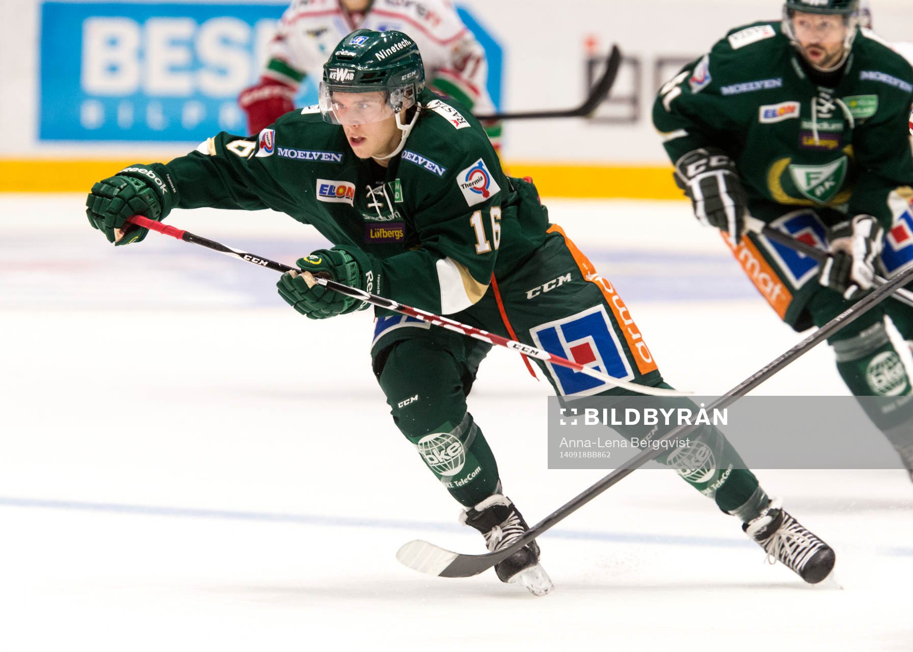 Färjestads Joakim Nygård  i action