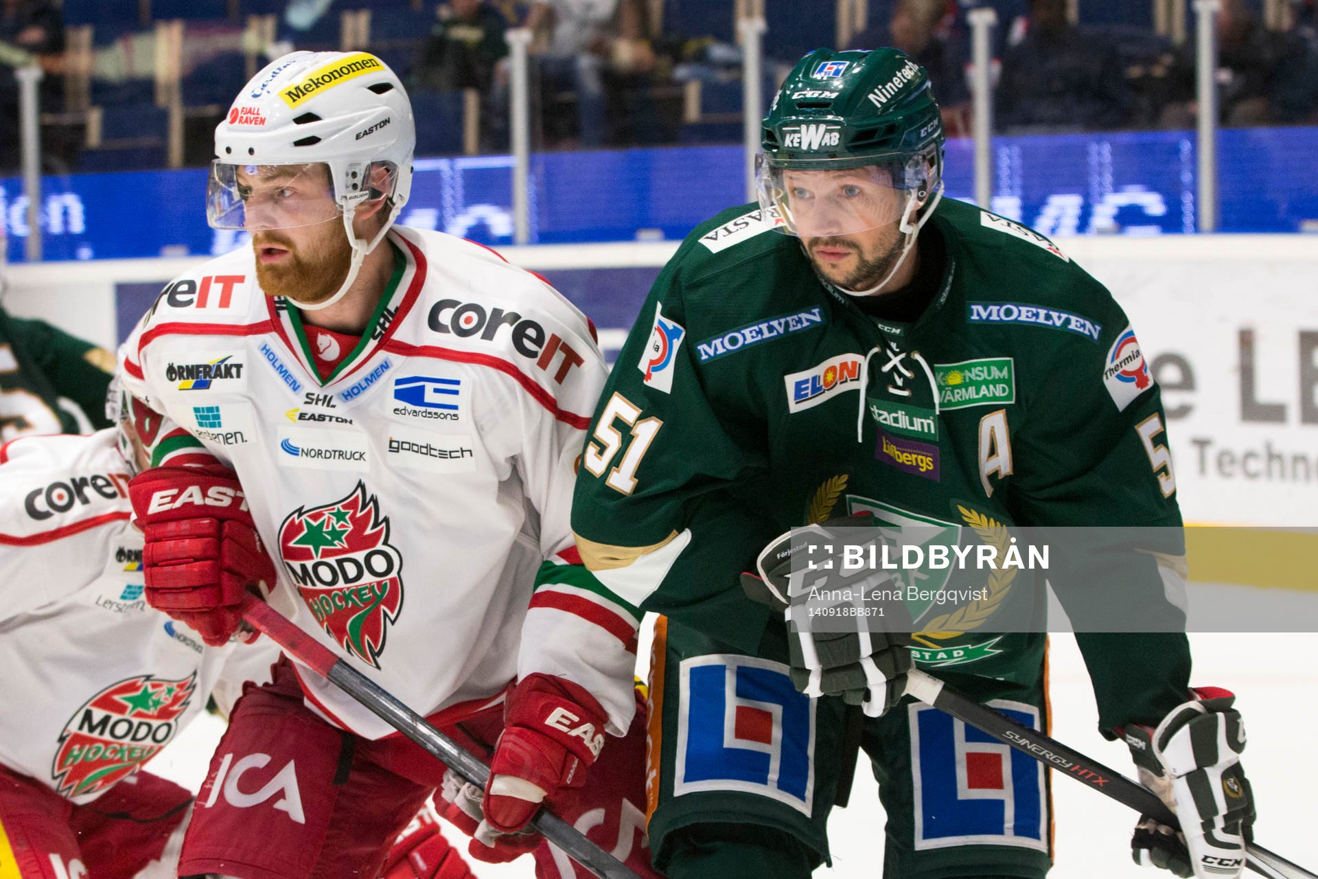 Modos Nichlas Torp och Färjestads Rickard Wallin