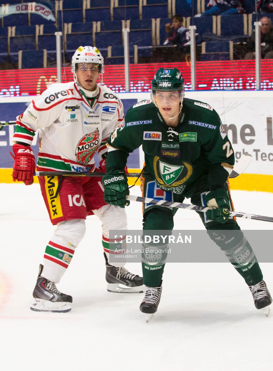 Modos Marko Kauppinen och Färjestads Anton Hedman