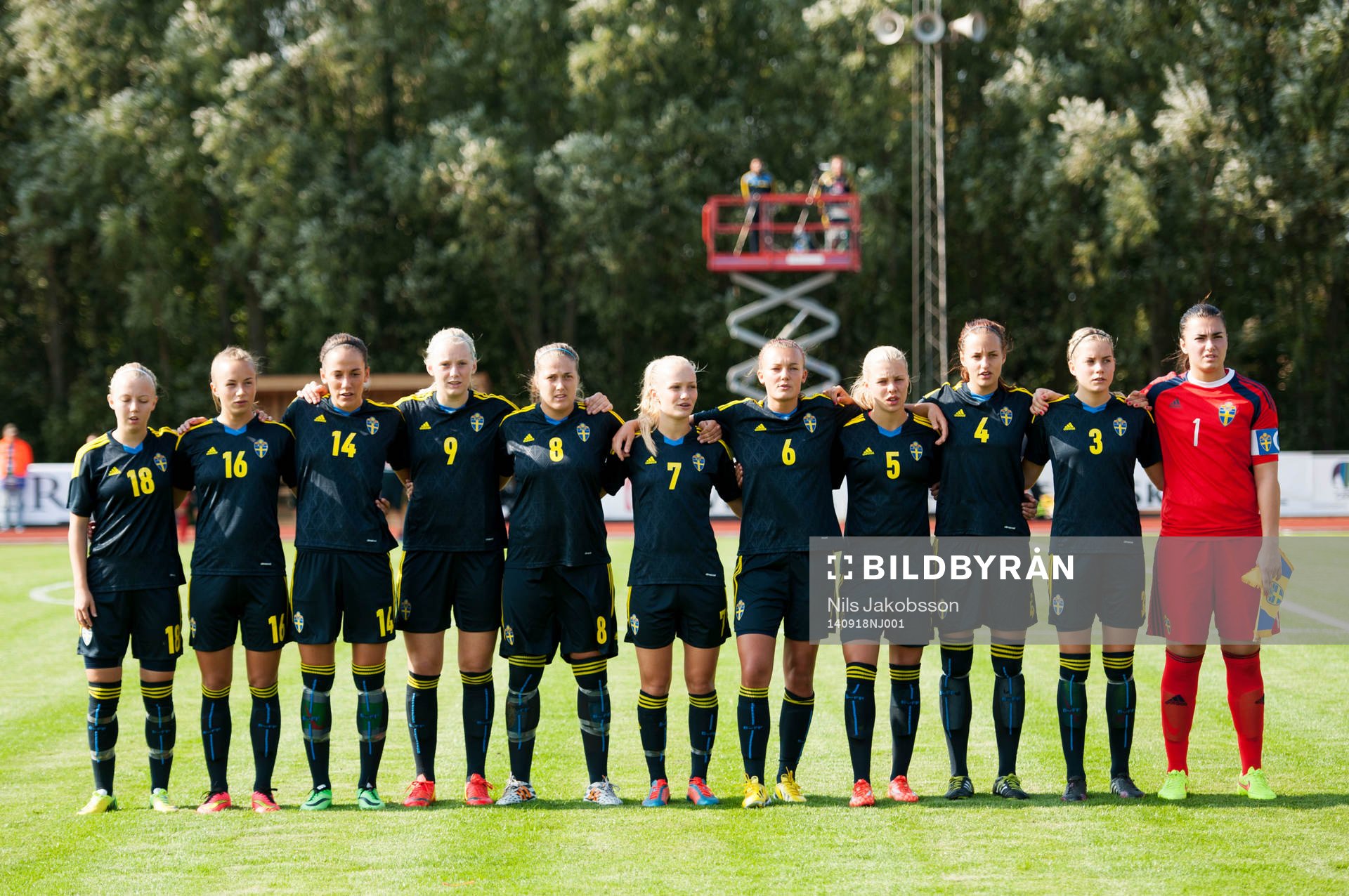 Sveriges Natalie Persson, Maja Norrhamn, Anna Klara Ellen