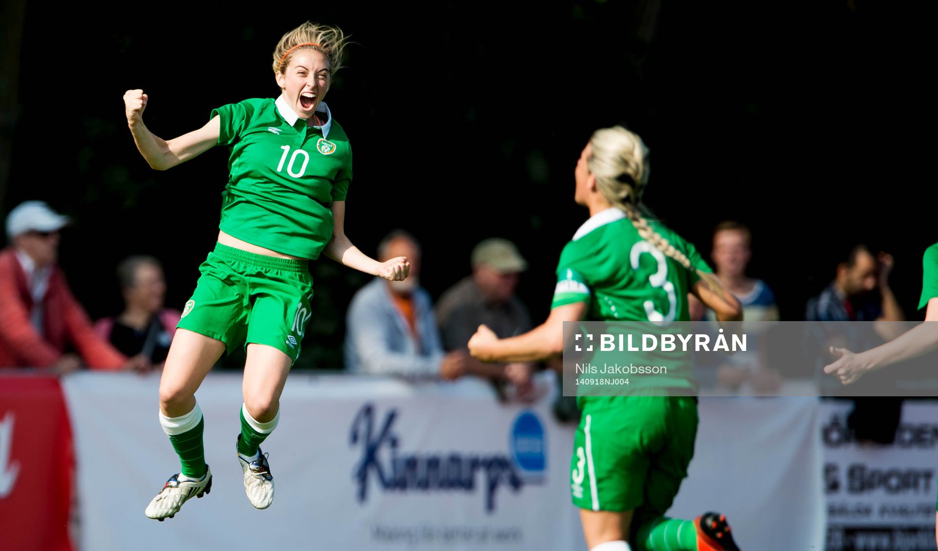 Irlands Megan Connolly jublar