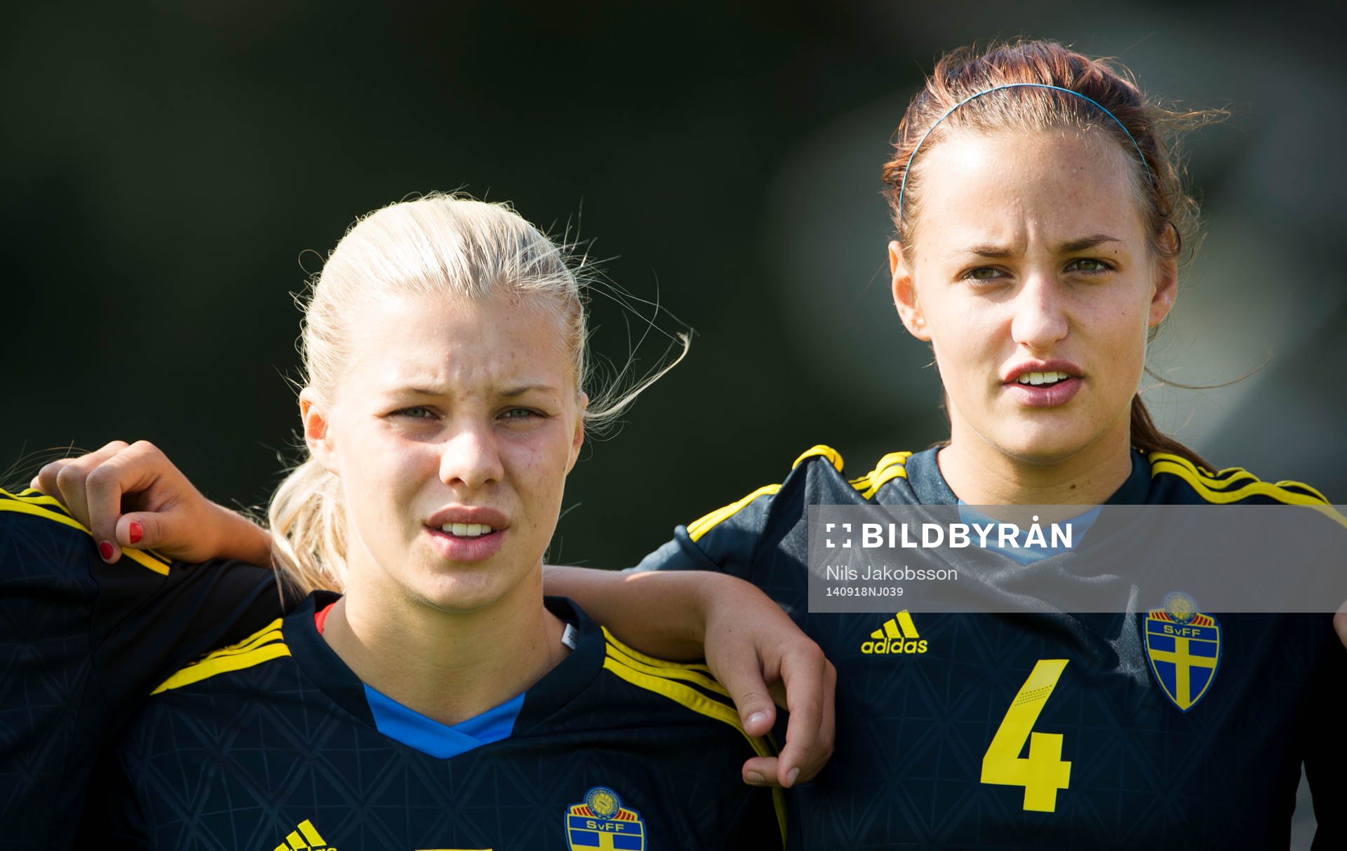 Sveriges Lotta Ökvist och Nathalie Björn