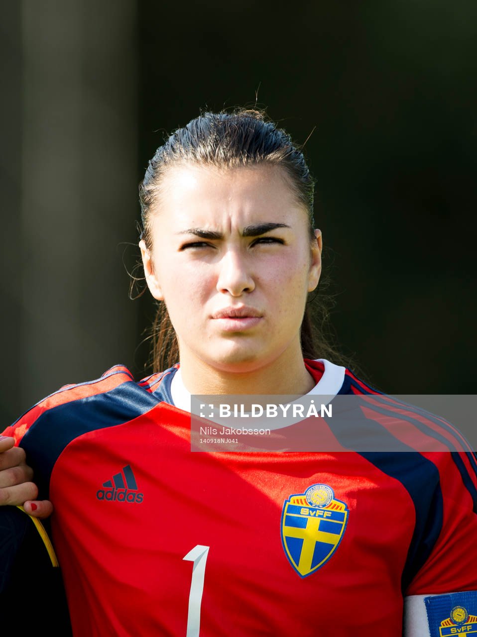 Sveriges målvakt Zecira Musovic
