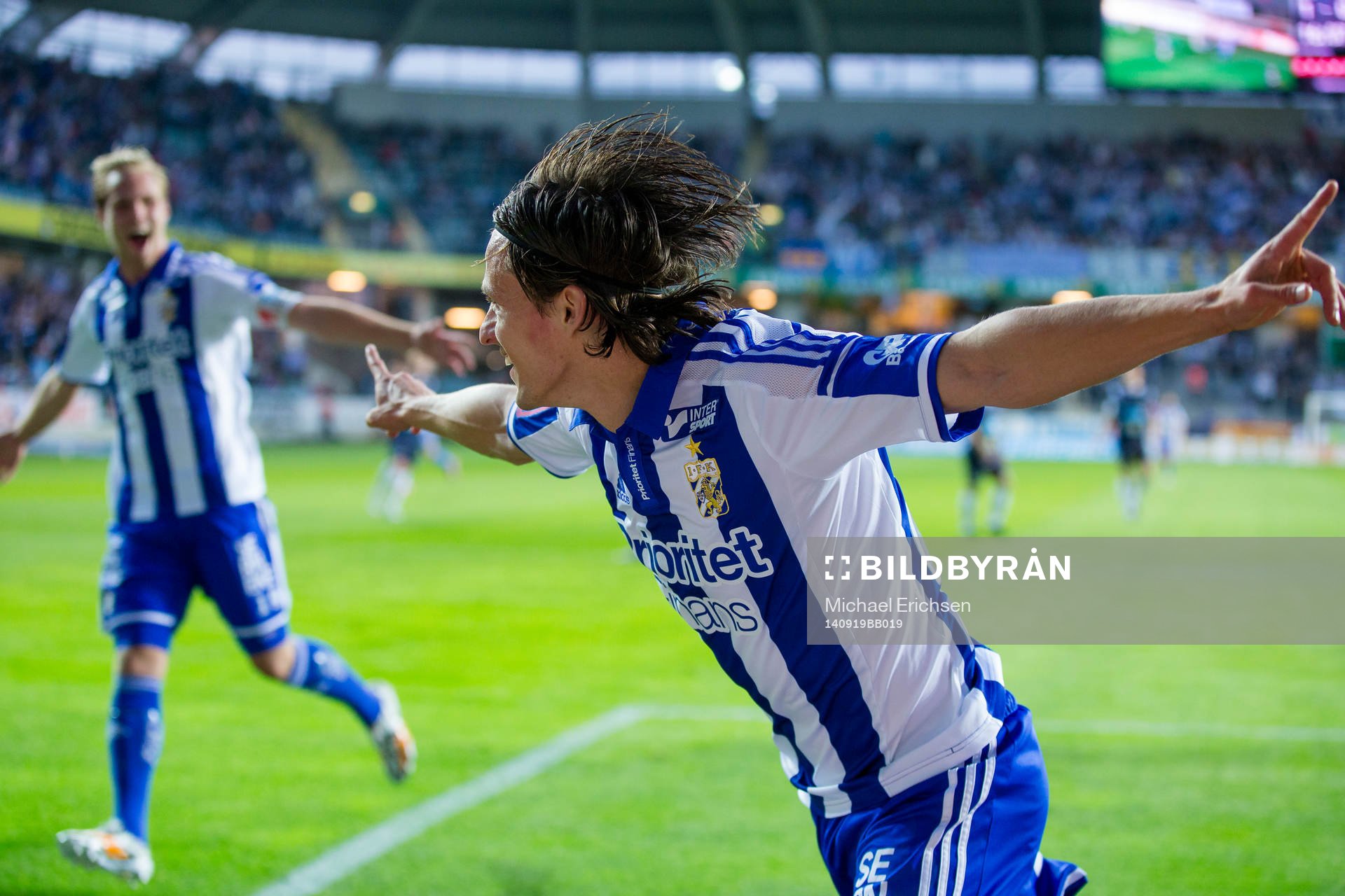 IFK Göteborgs Lasse Vibe jublar