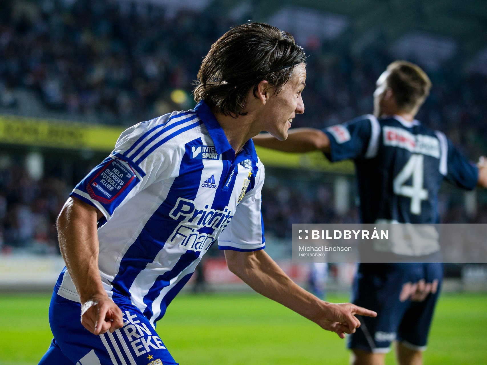 IFK Göteborgs Lasse Vibe jublar
