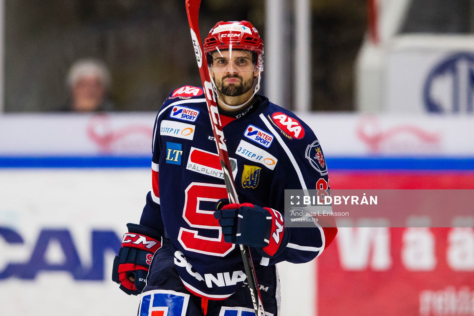 Södertäljes Mattias Beck jublar