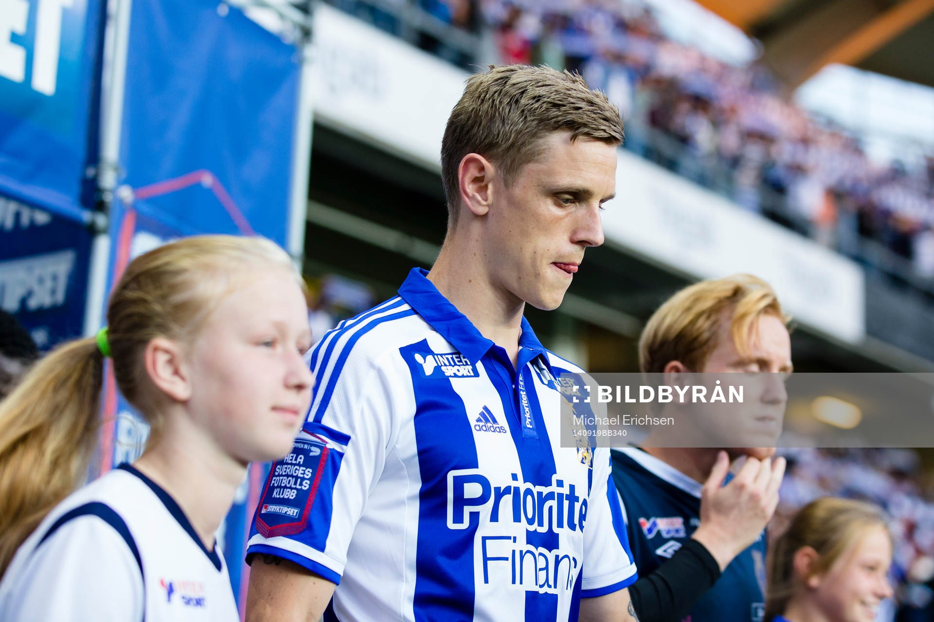 IFK Göteborgs Sören Rieks på väg in till