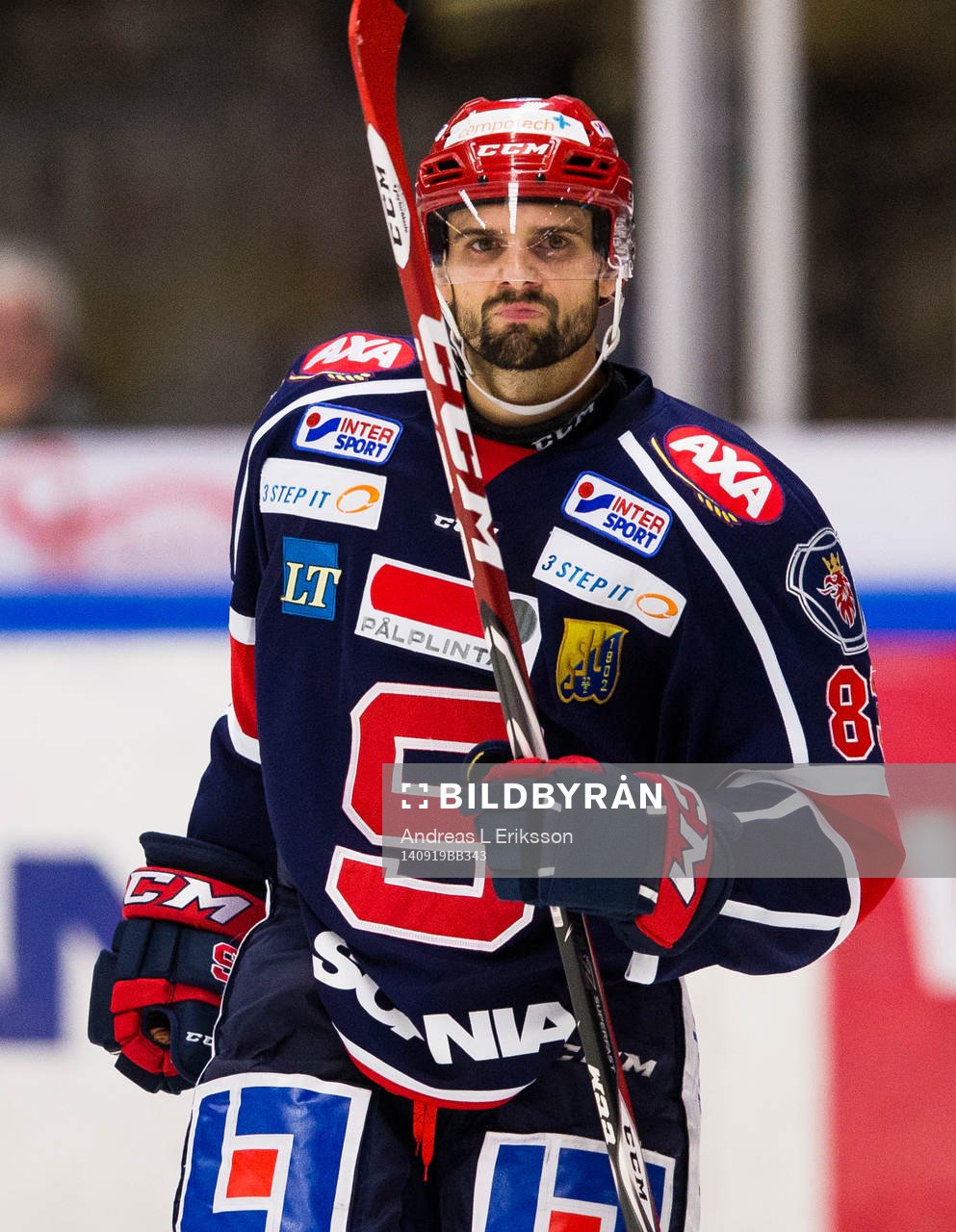 Södertäljes Mattias Beck jublar