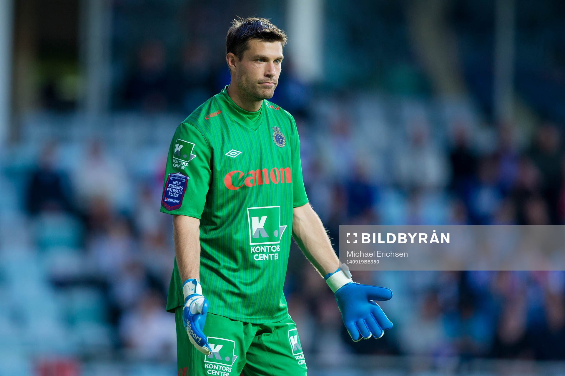 Gefle målvakt Emil Hedvall