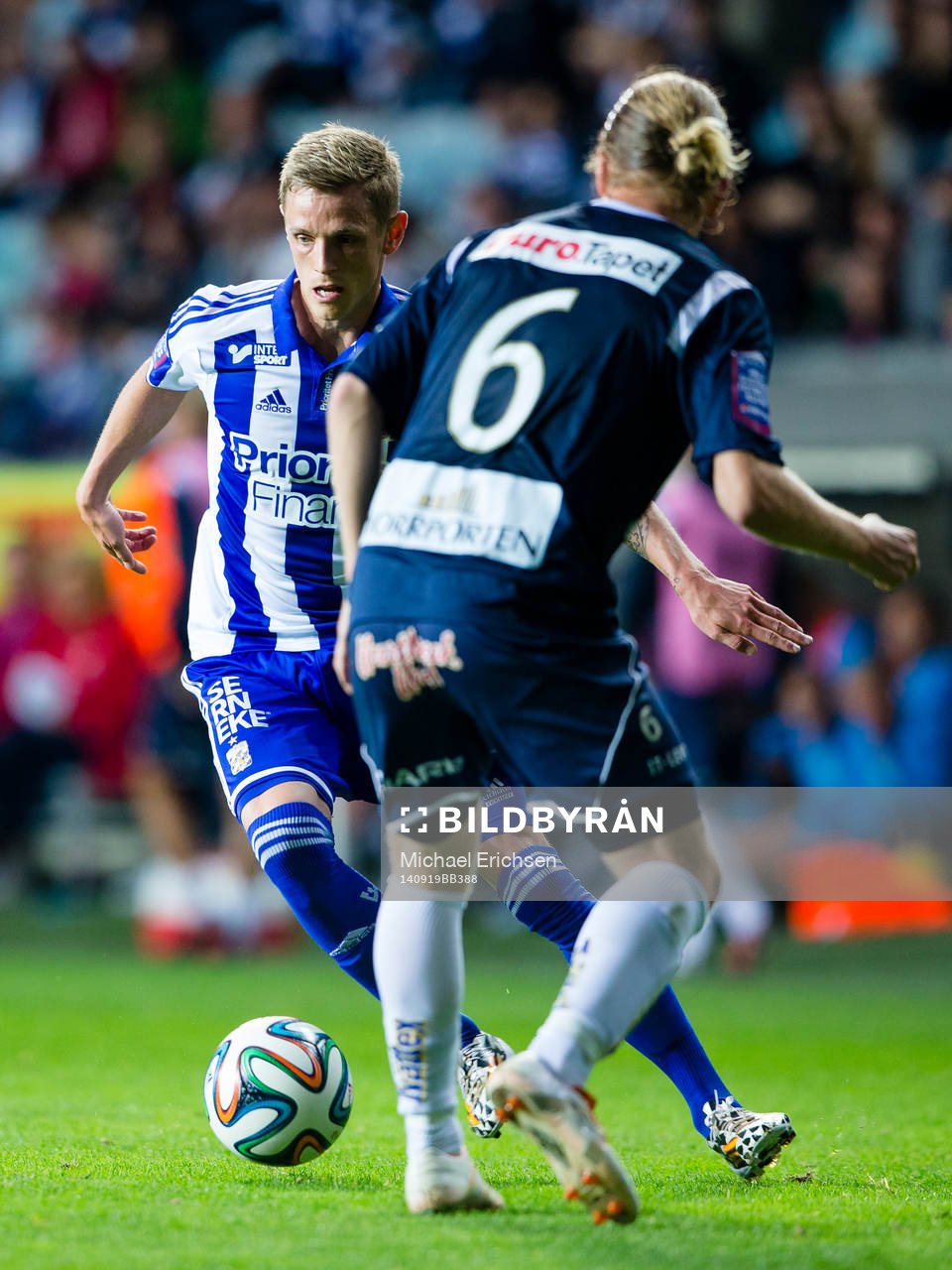 IFK Göteborgs Sören Rieks mot Gefles Jesper Florèn