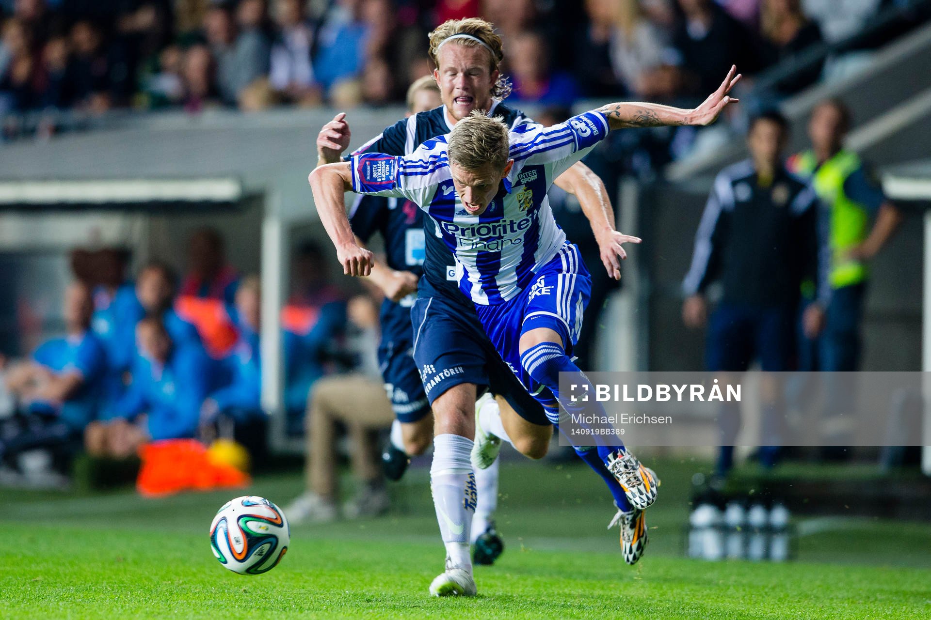 IFK Göteborgs Sören Rieks mot Gefles Jesper Florèn