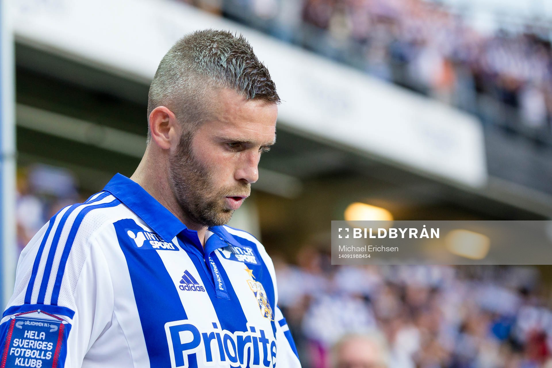 IFK Göteborgs Kjetil Waehler på väg in till