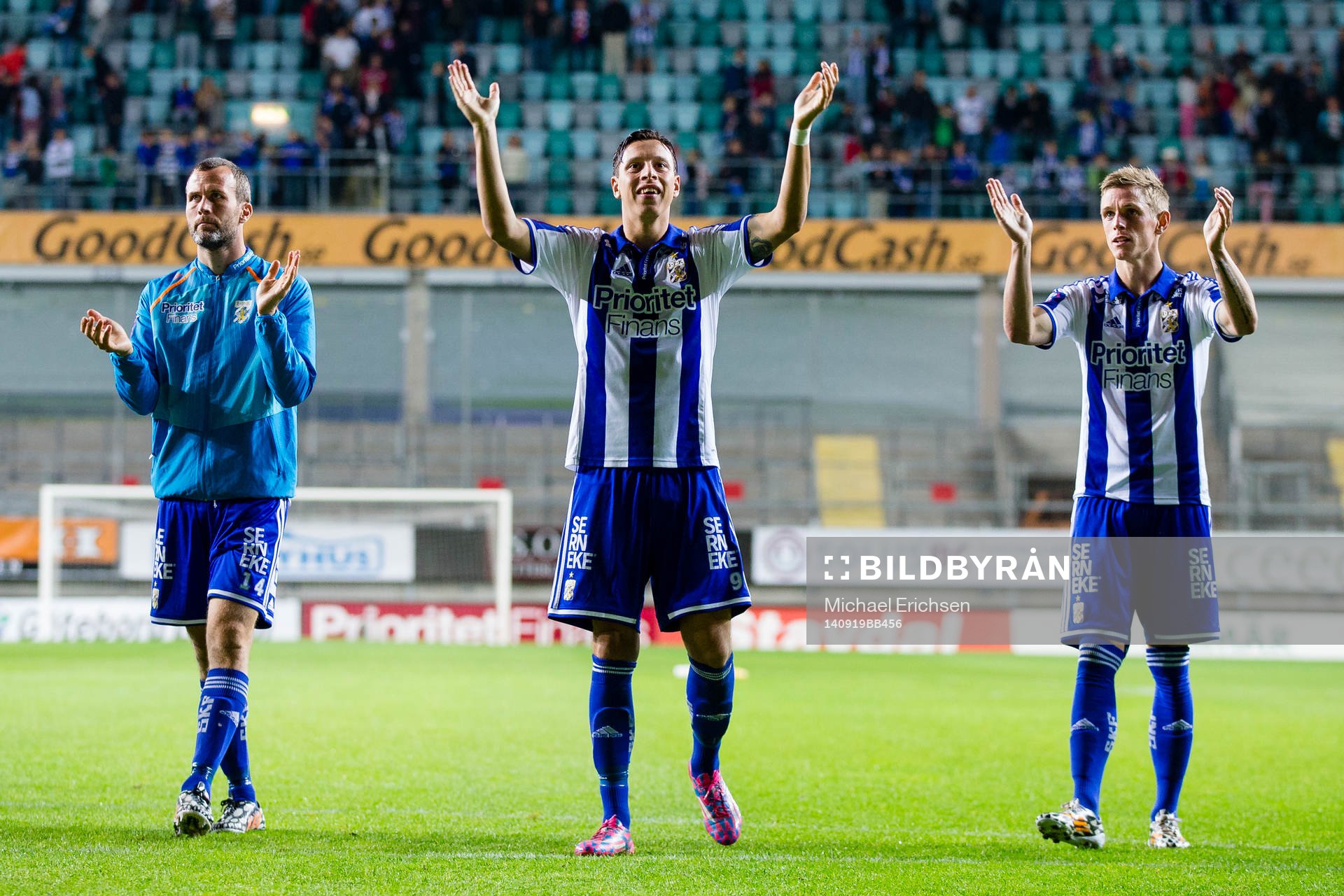 IFK Göteborgs Hjalmar Jonsson, Martin Smedberg-Dalence och