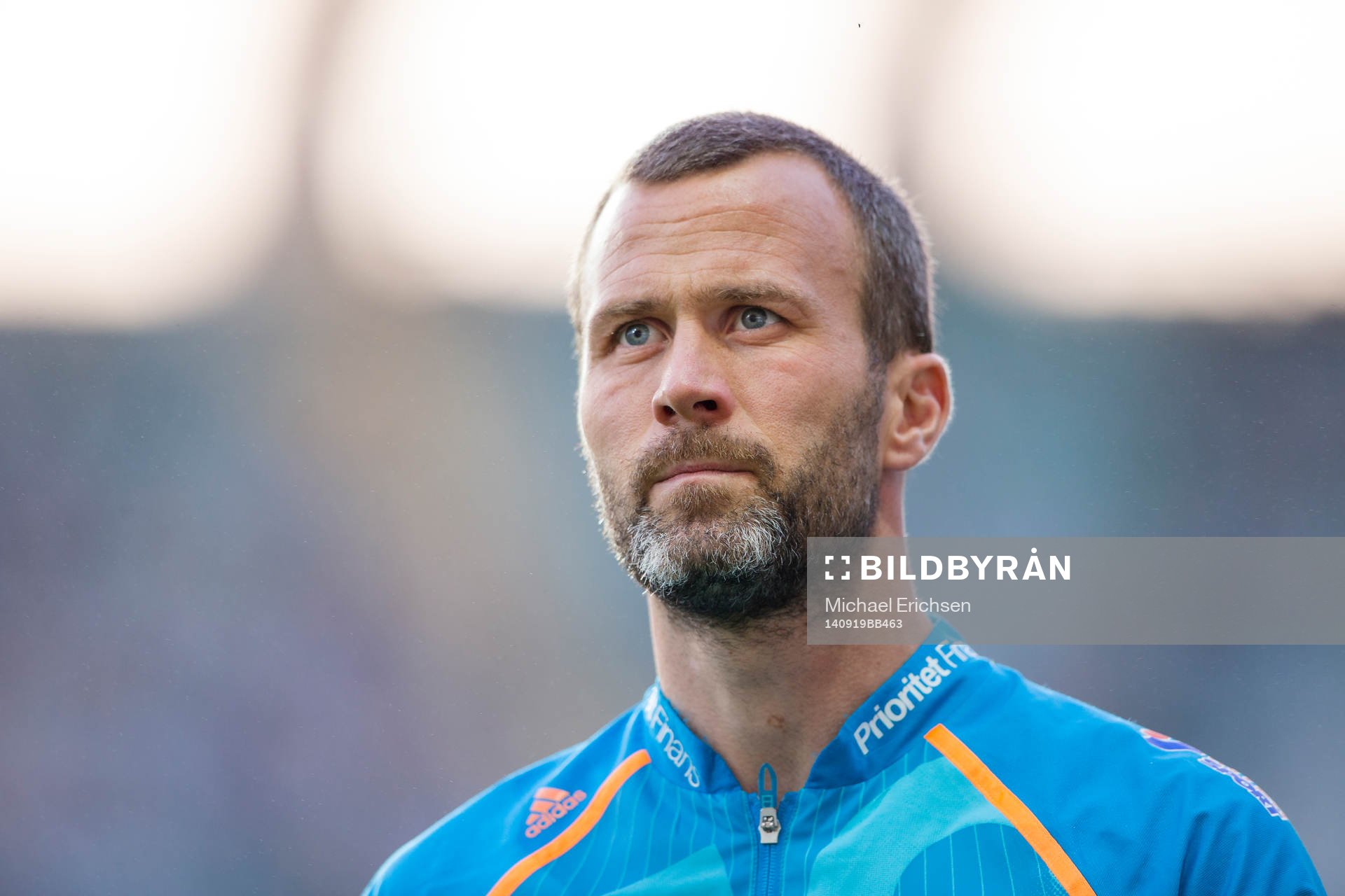 IFK Göteborgs Hjalmar Jonsson innan fotbollsmatchen i
