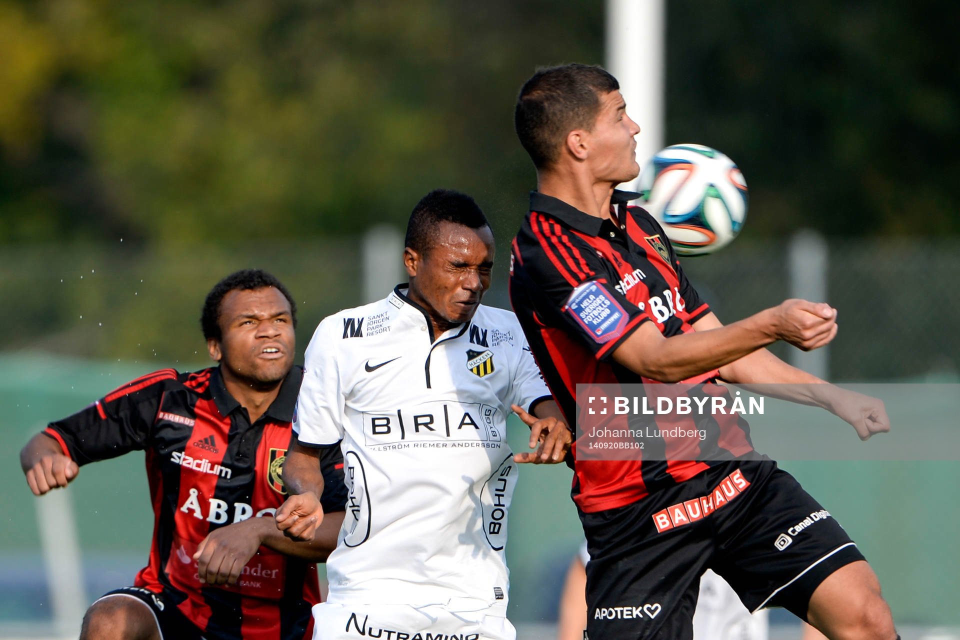 Brommapojkarnas Serge-Junior Martinsson Ngouali och