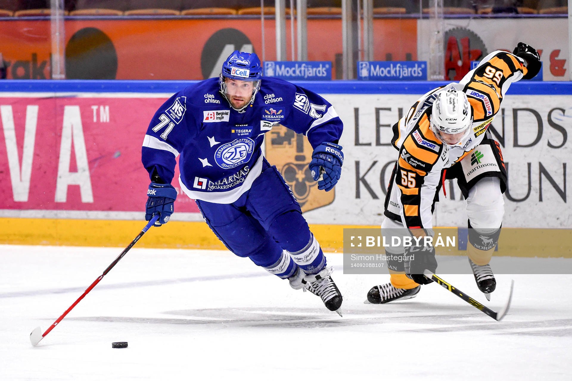Leksands Chris Connolly och Skellefteås Martin