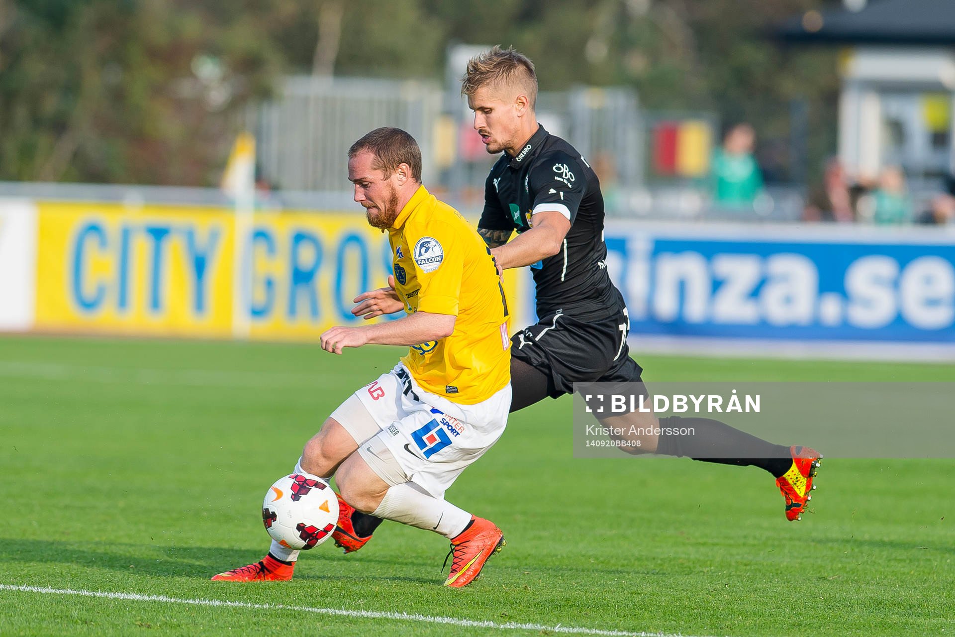 Falkenbergs Christoffer Carlsson och Örebros Daniel