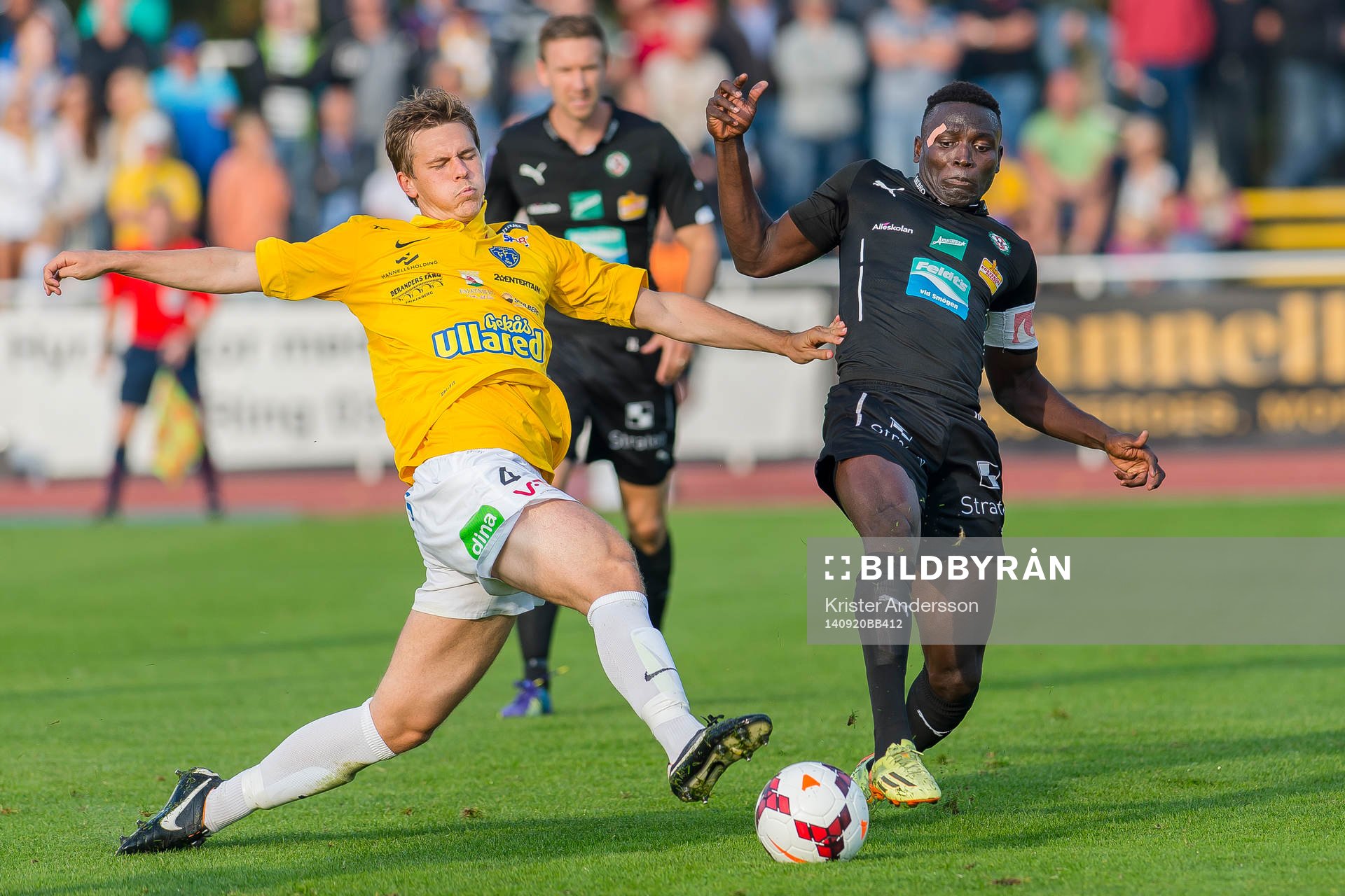 Falkenbergs Daniel Johansson och Örebros Alhassan Kamara