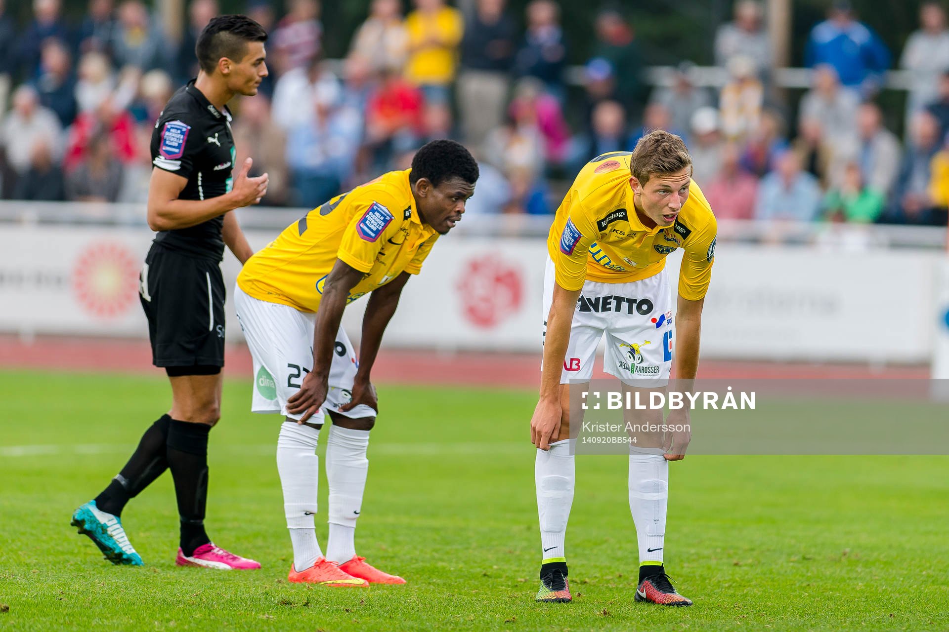 Falkenbergs Godsway Donyoh och Gustaf Nilsson  deppar