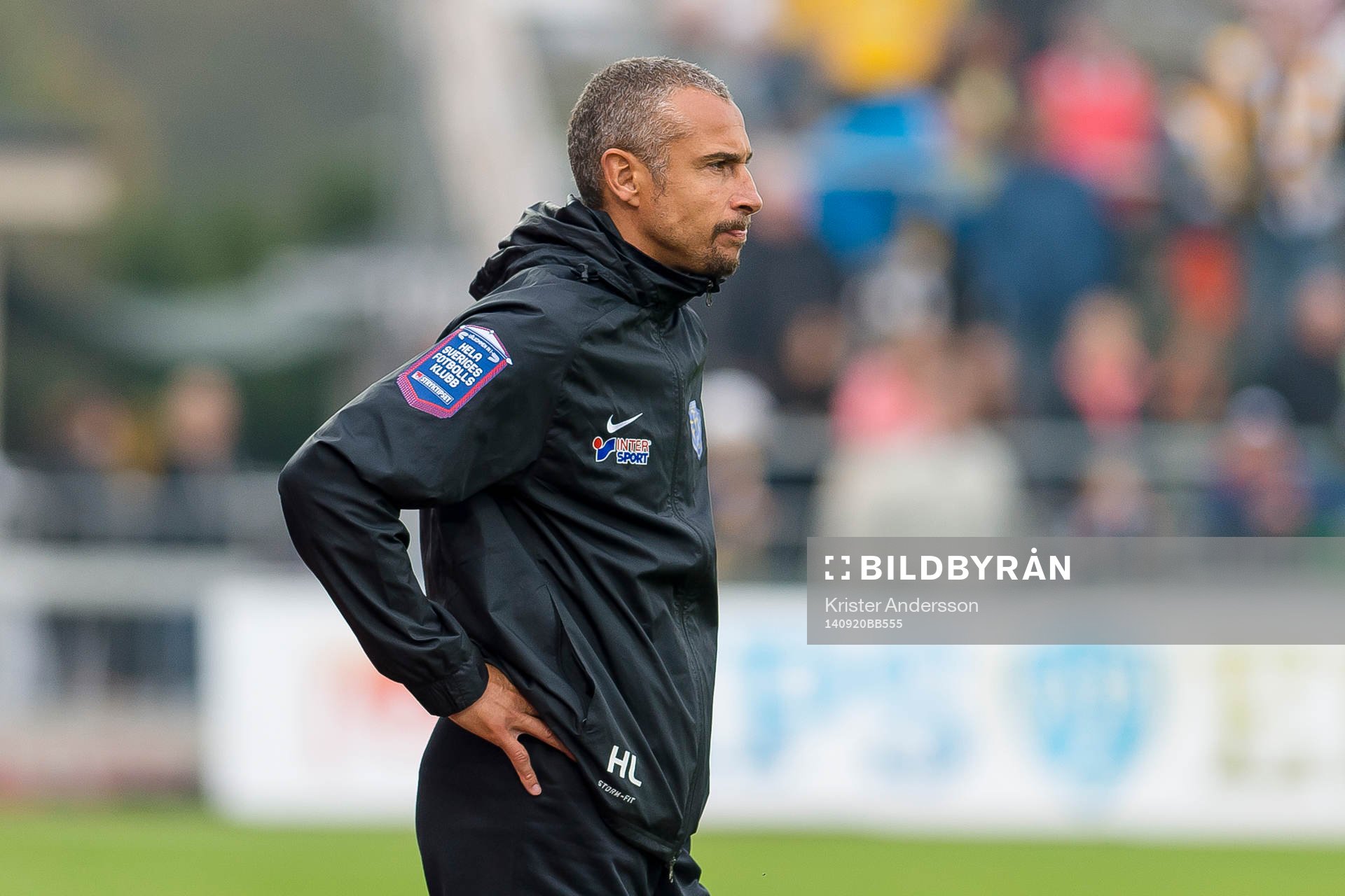 Falkenbergs tränare Henrik Larsson