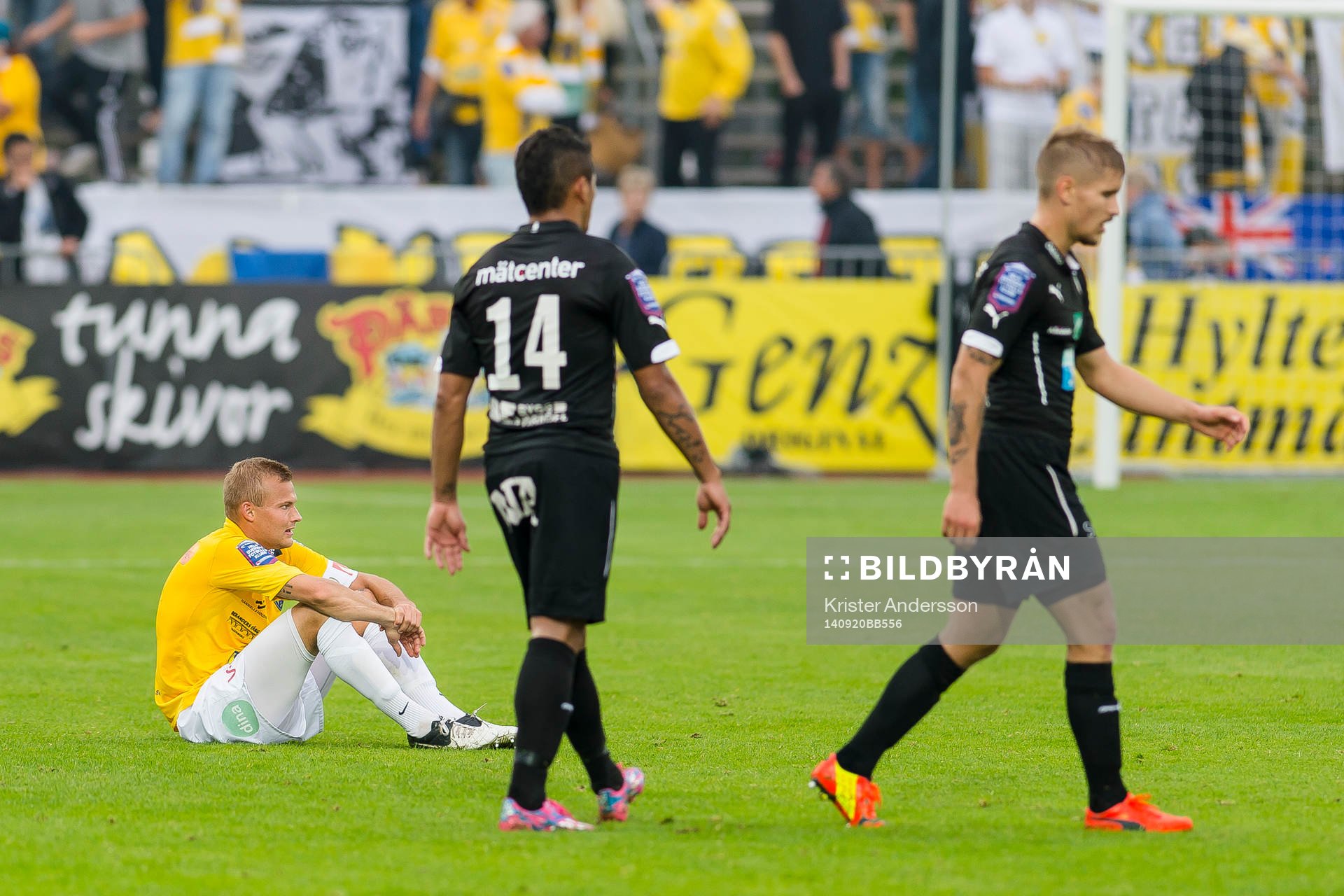 Falkenbergs Rasmus Sjöstedt deppar deppar fotbollsmatchen