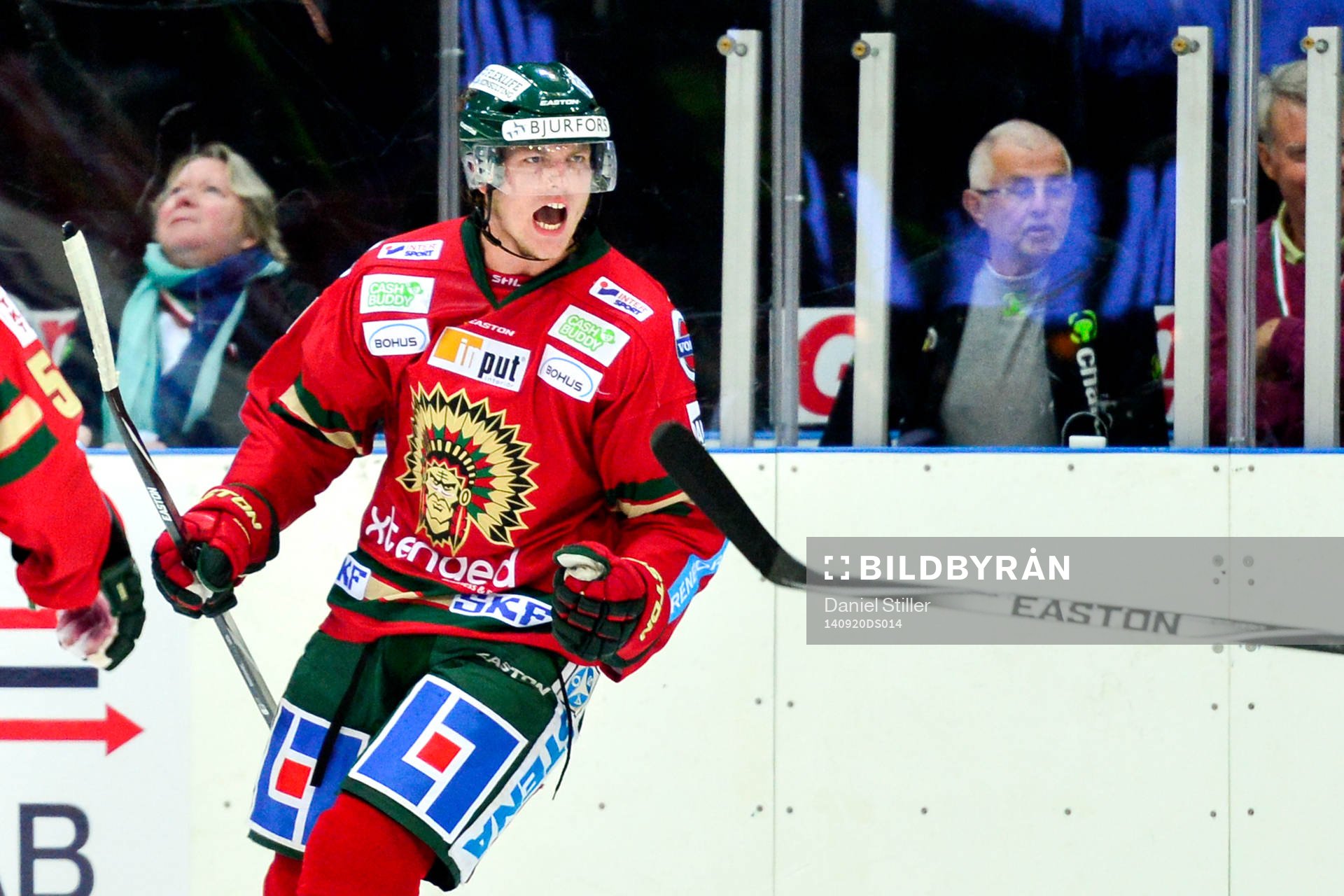 Frölundas Oliver Bohm jublar