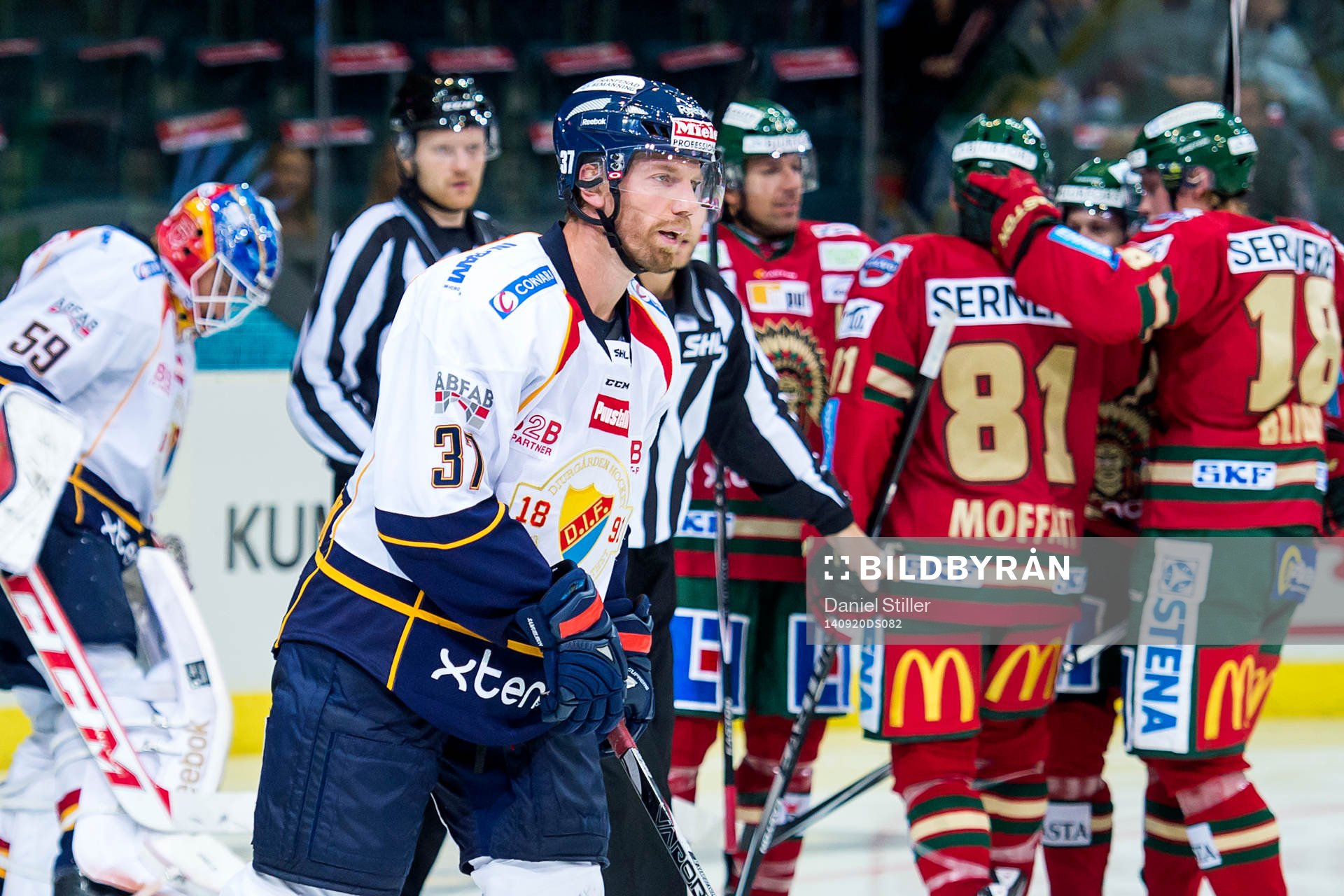 Djurgårdens Mikael Samuelsson deppar