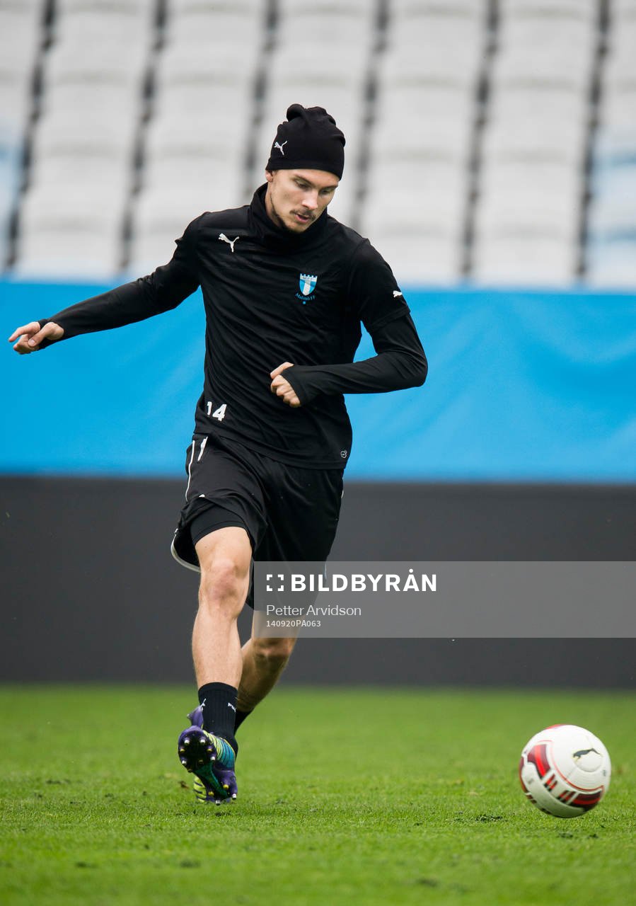 Malmö FFs Erik Johansson