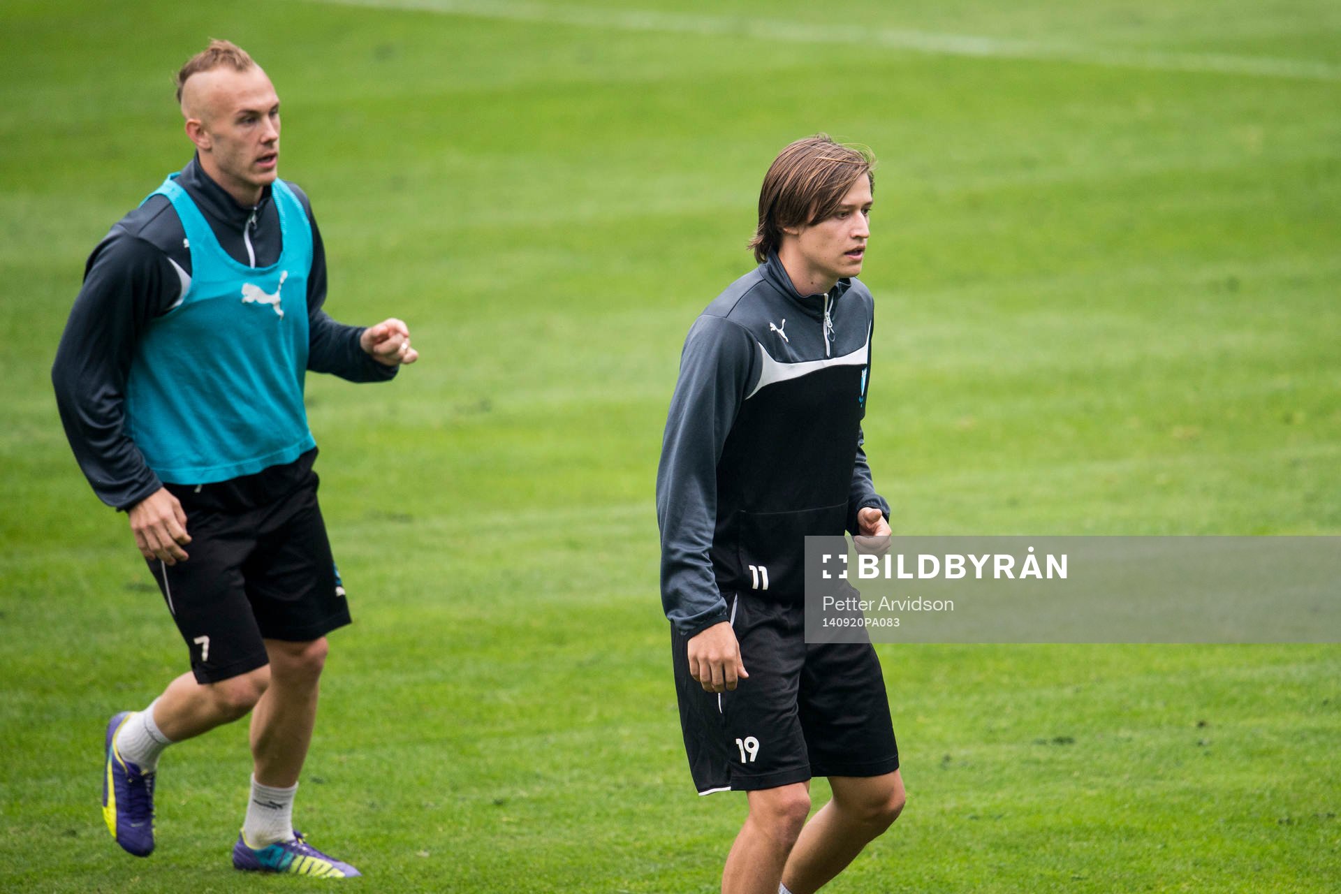 Malmö FFs Magnus Eriksson och Simon Thern
