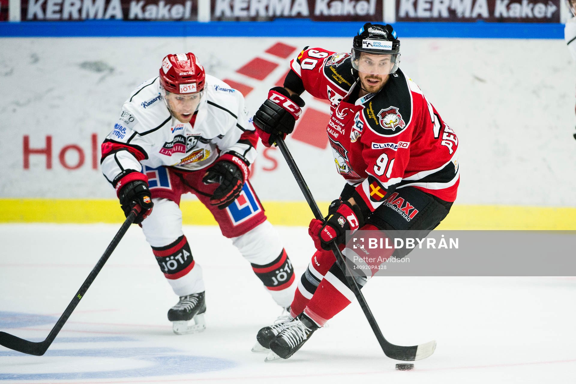 Almtunas Fredrik Vestberg och Malmö Redhawks Mattias