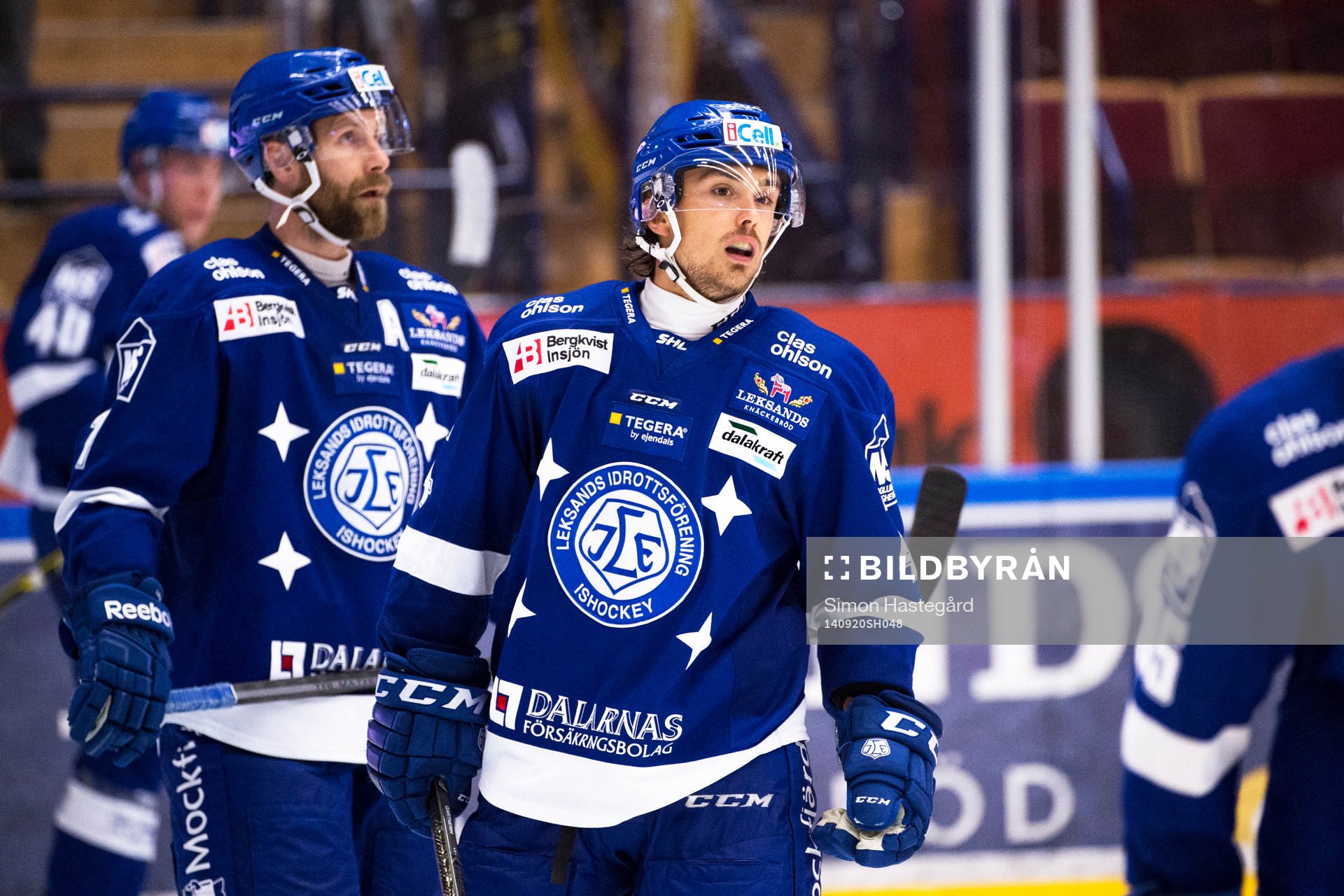 Leksands Johan Svedberg och Robin Gartner