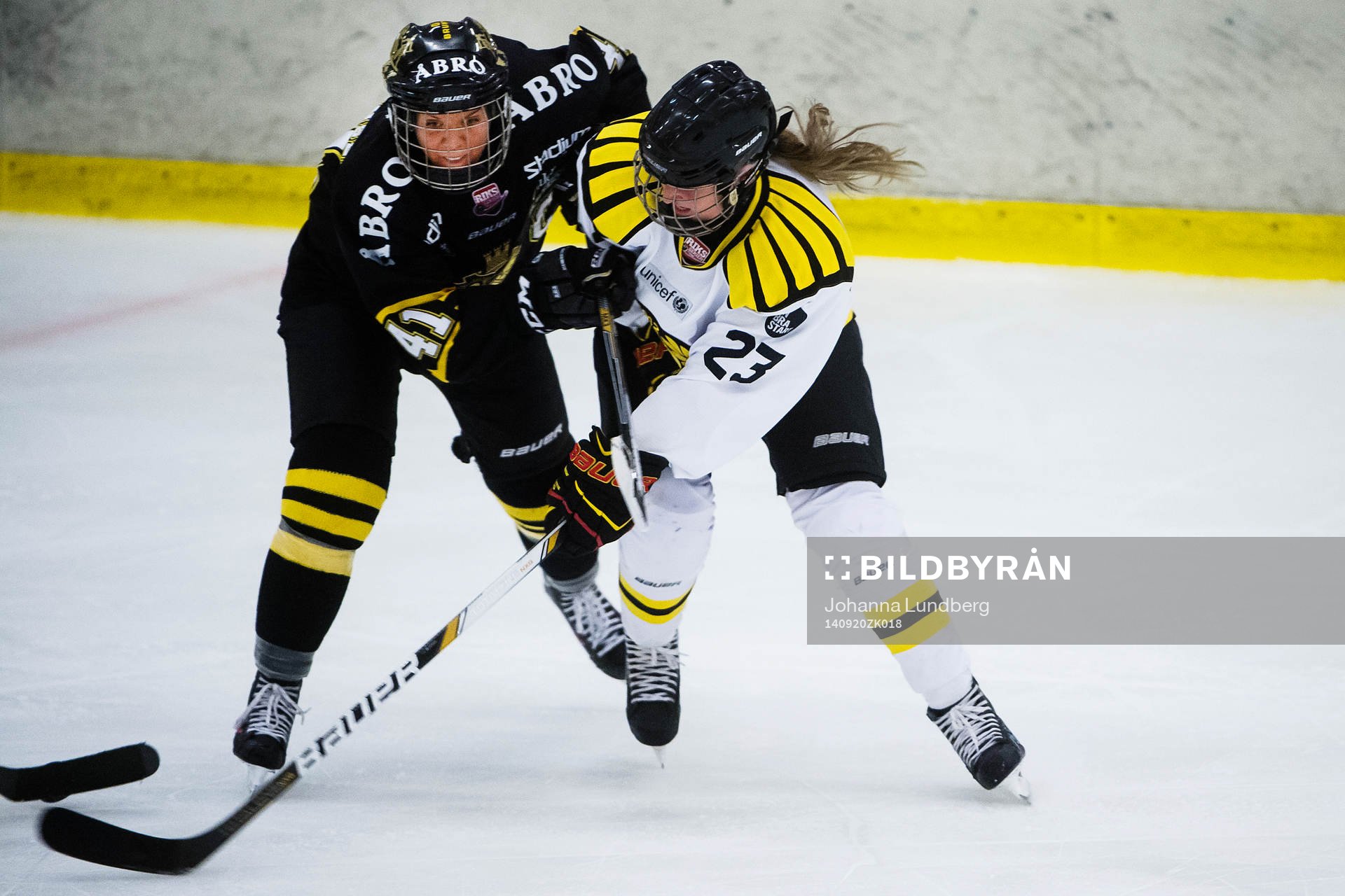 s Helene Martinsen mot Brynäs Tilda Svensson