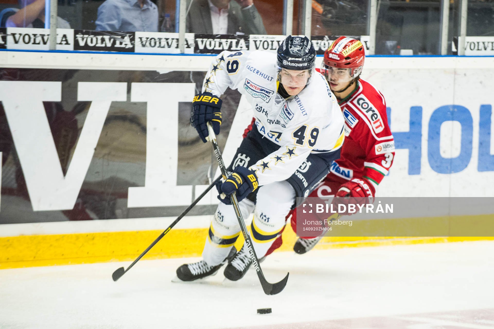 s Axel Eidstedt mot Modos Gustav Possler