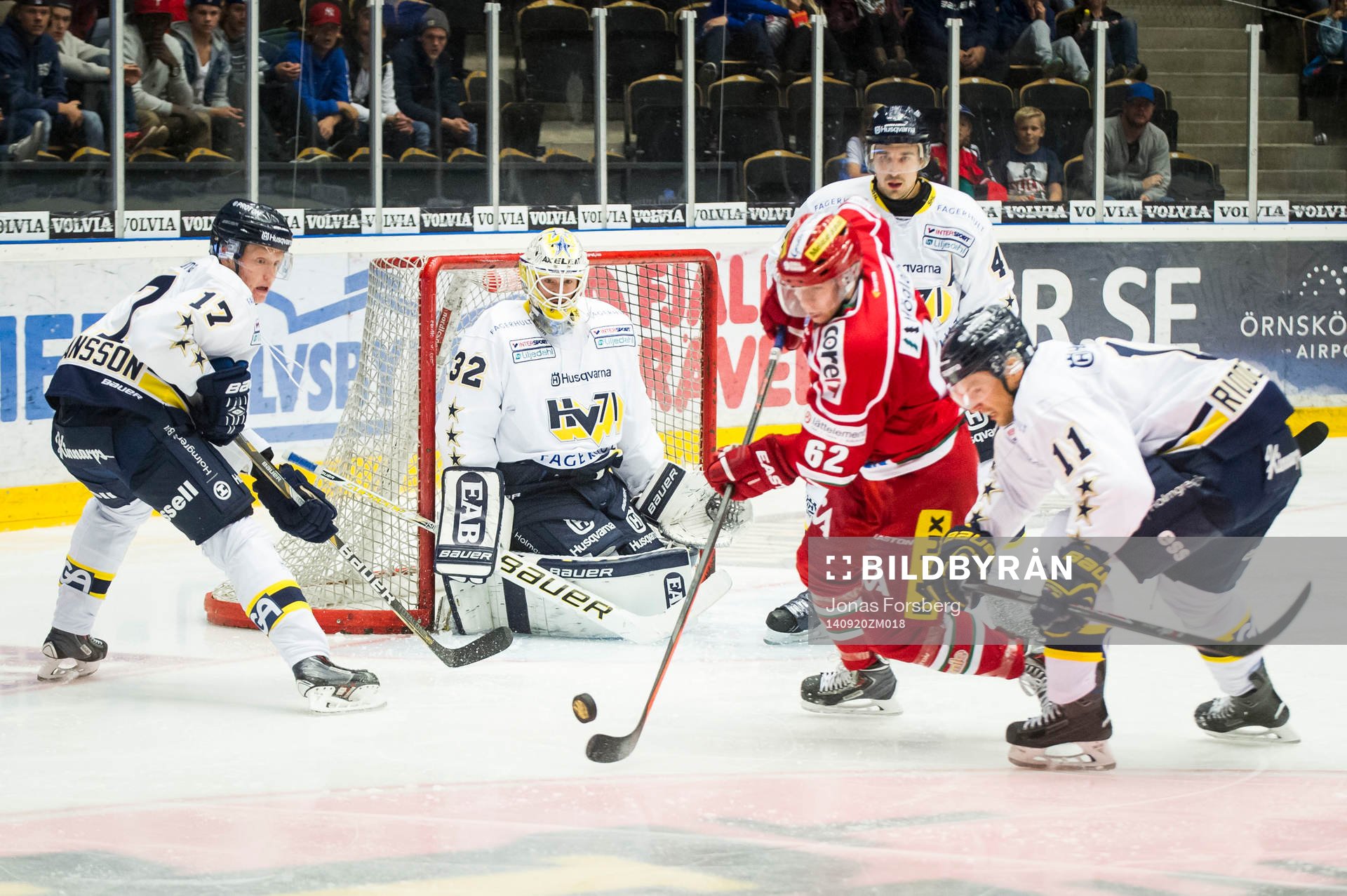 s Calle Ridderwall ,Emil Johansson, målvakt Gustaf Wesslau