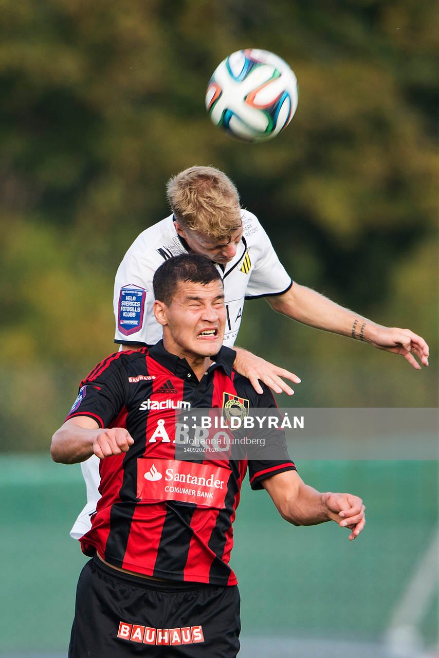 Brommapojkarnas Mauricio Albornoz och Häckens David
