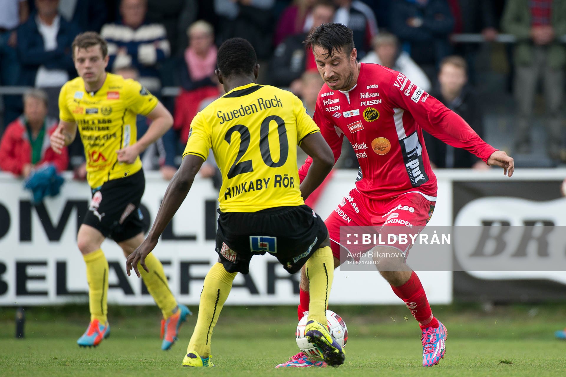 Elfsborgs Mikkel Beckmann och Mjällbys Kwame Bonsu
