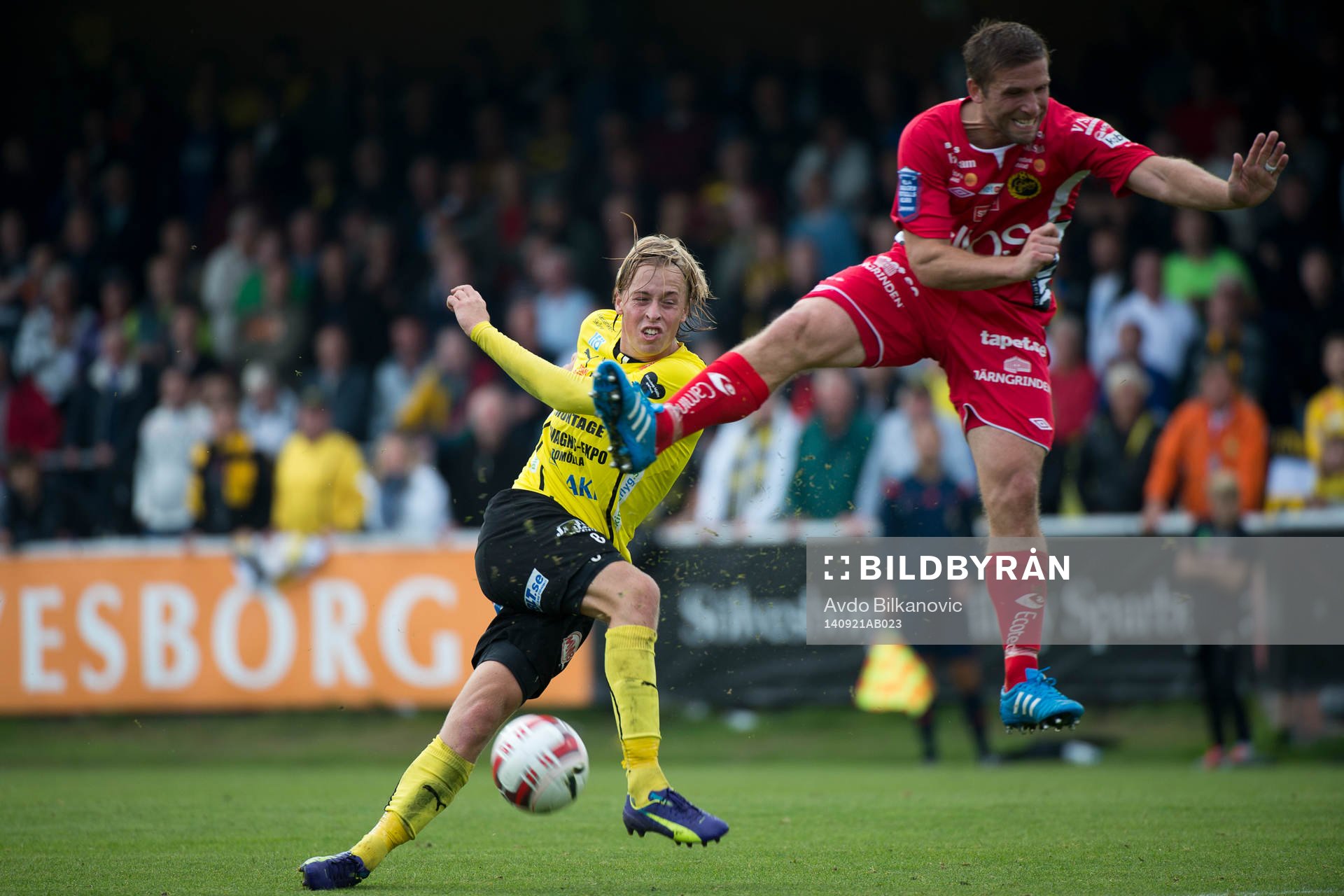 Mjällbys Robin Strömberg och Elfsborgs Anders Svensson