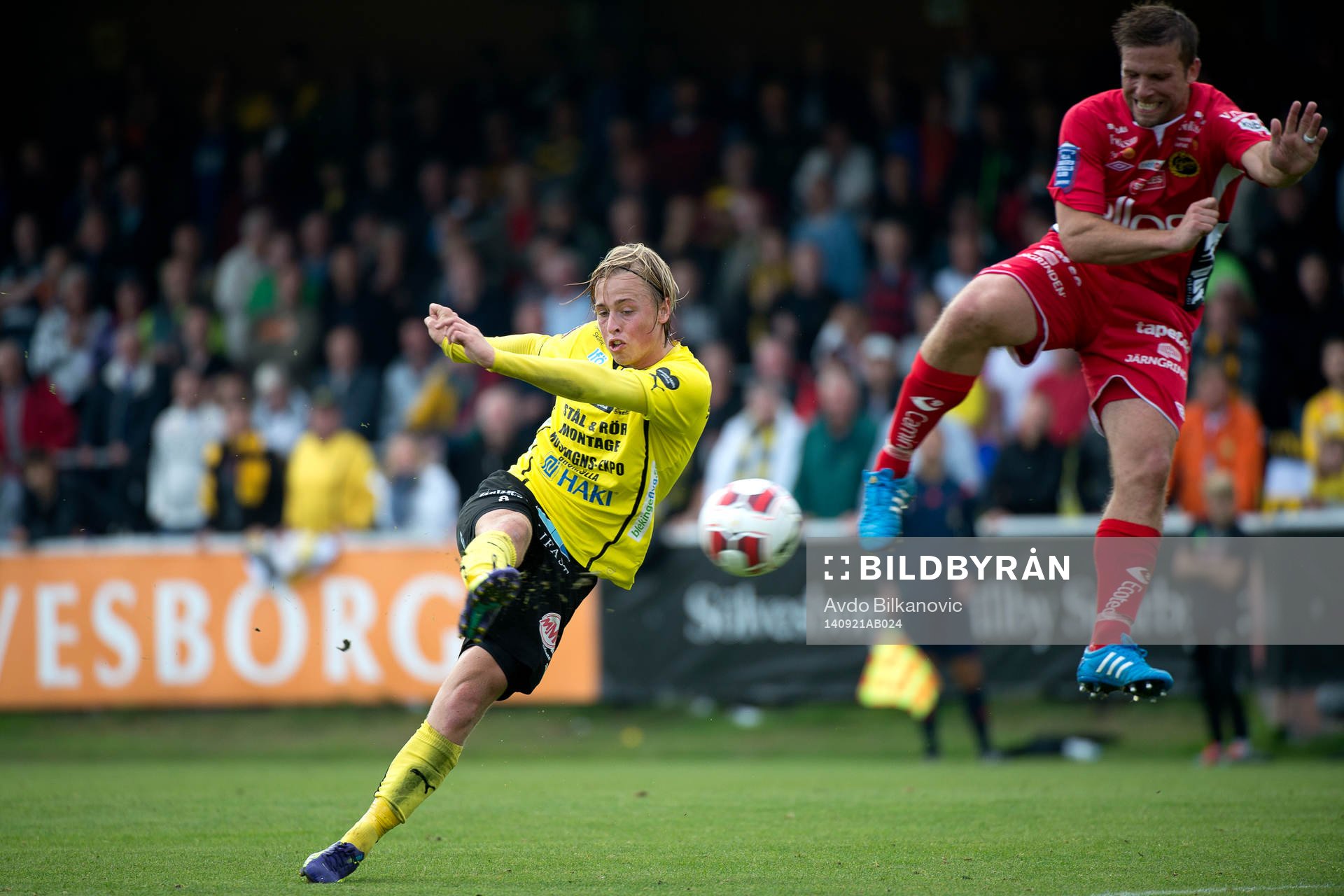 Mjällbys Robin Strömberg och Elfsborgs Anders Svensson