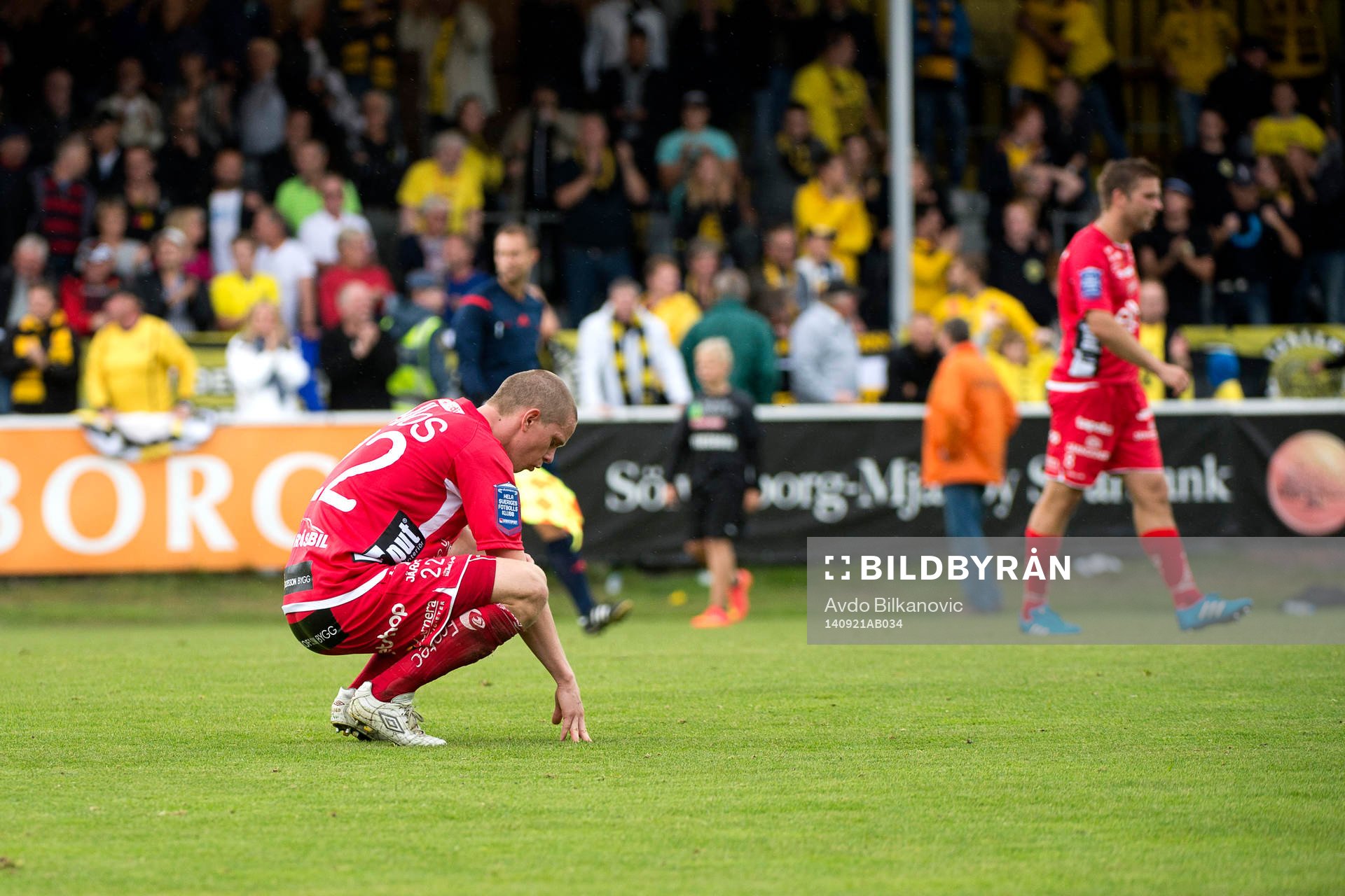 Elfsborgs Anton Lans  och Anders Svensson deppar