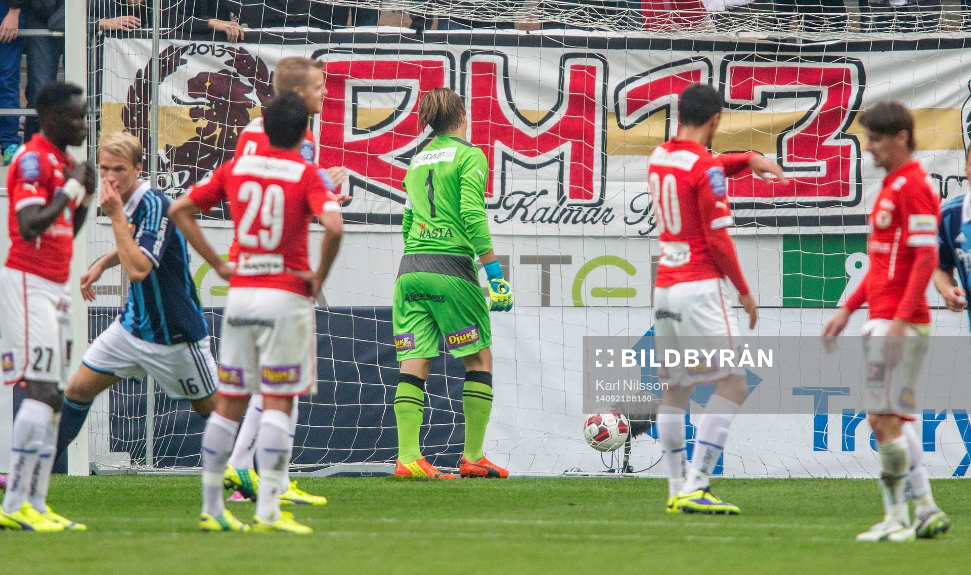 Kalmars målvakt John Håkansson släpper in 0-1