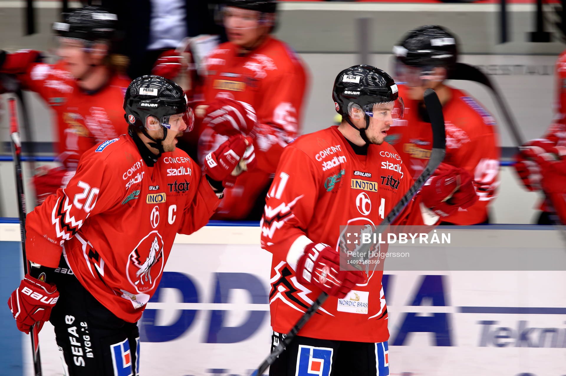 Vita Hästens Juha Uotila och målgörare Justin Donati