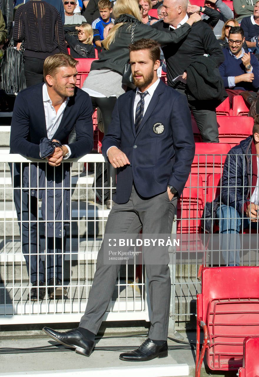 Marcus Allbäck, SWE and Per Pelle Nilsson, FCK