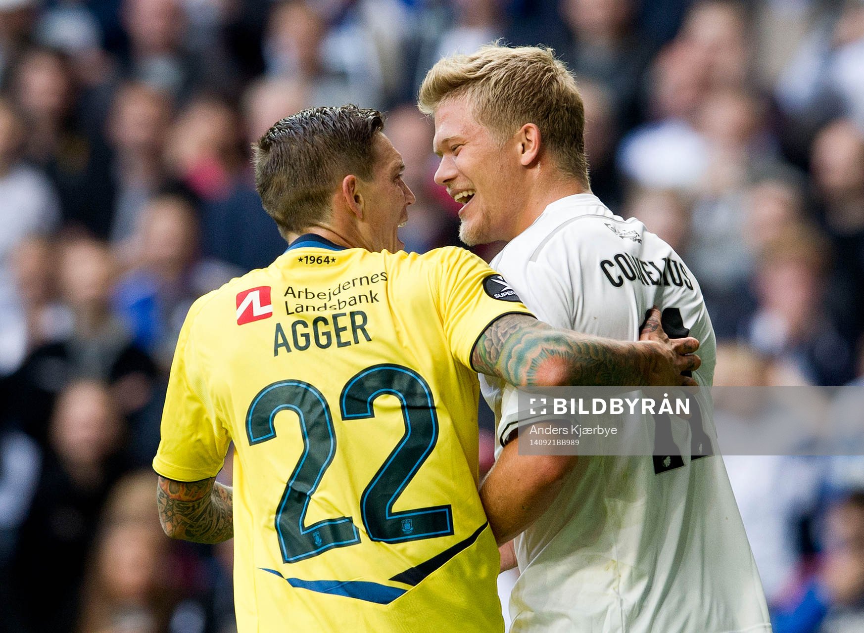 Daniel Agger, BIF and Andreas Cornelius, FCK