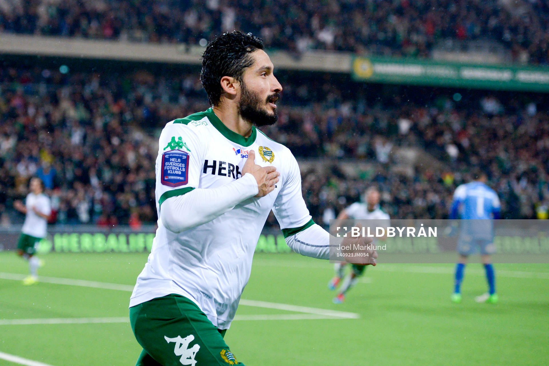 Hammarbys Pablo Pinones-Arce jublar