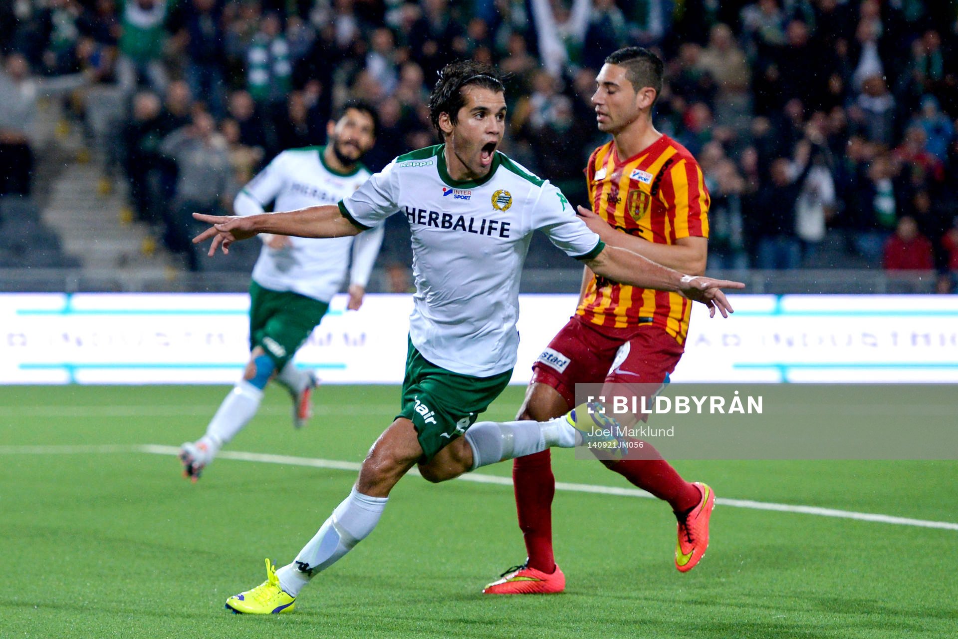 Hammarbys Lars Fuhre jublar