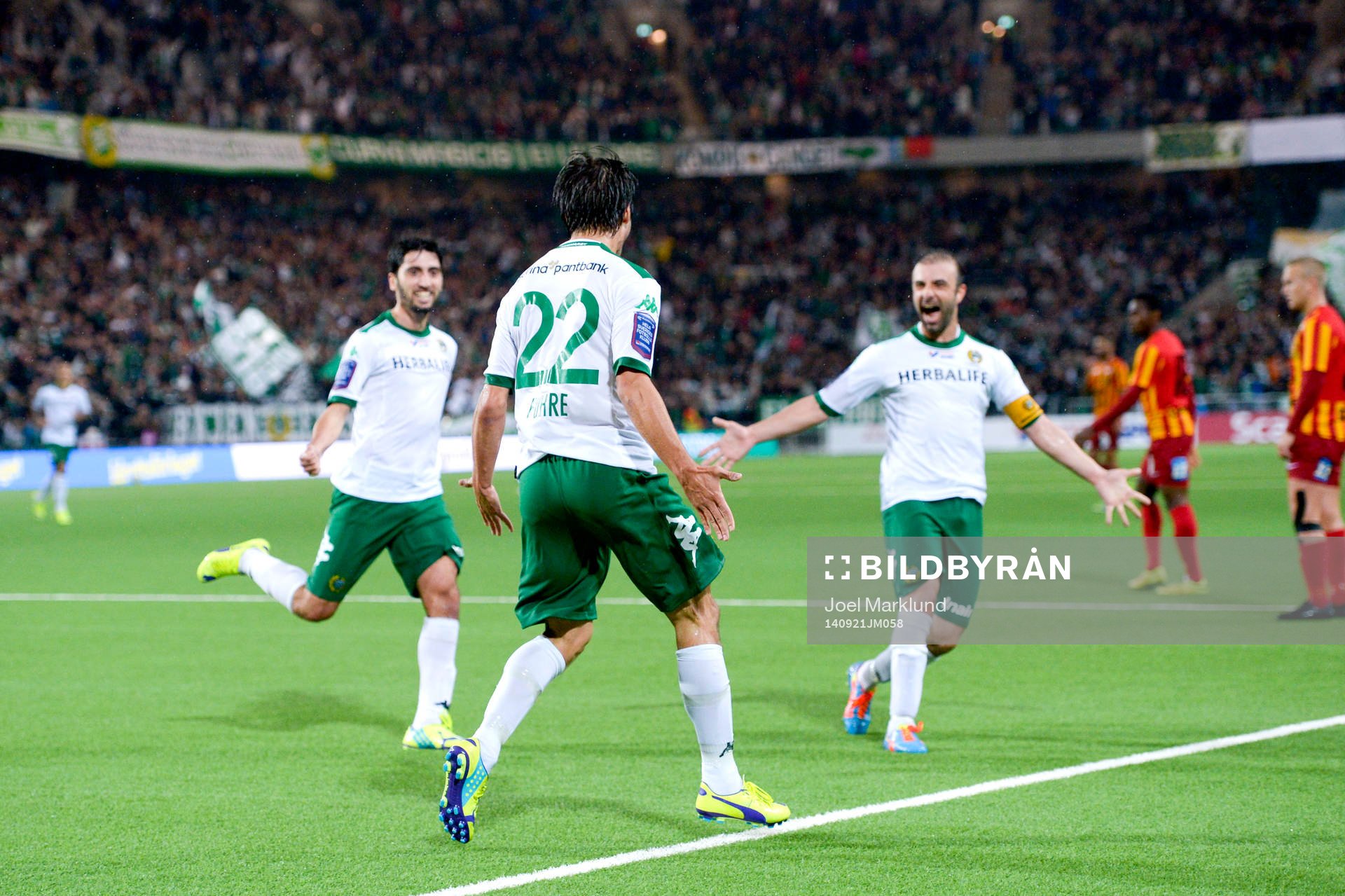 Hammarbys Lars Fuhre jublar