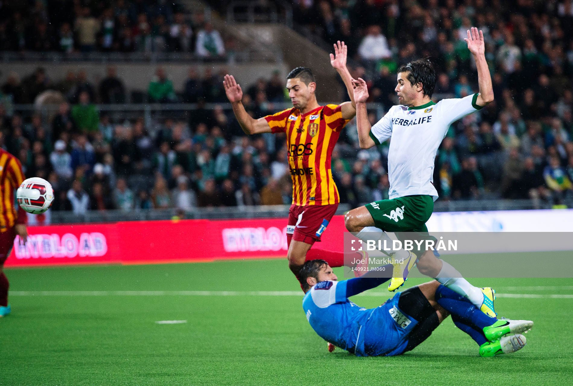 Hammarbys Lars Fuhre skjuter in 2-0